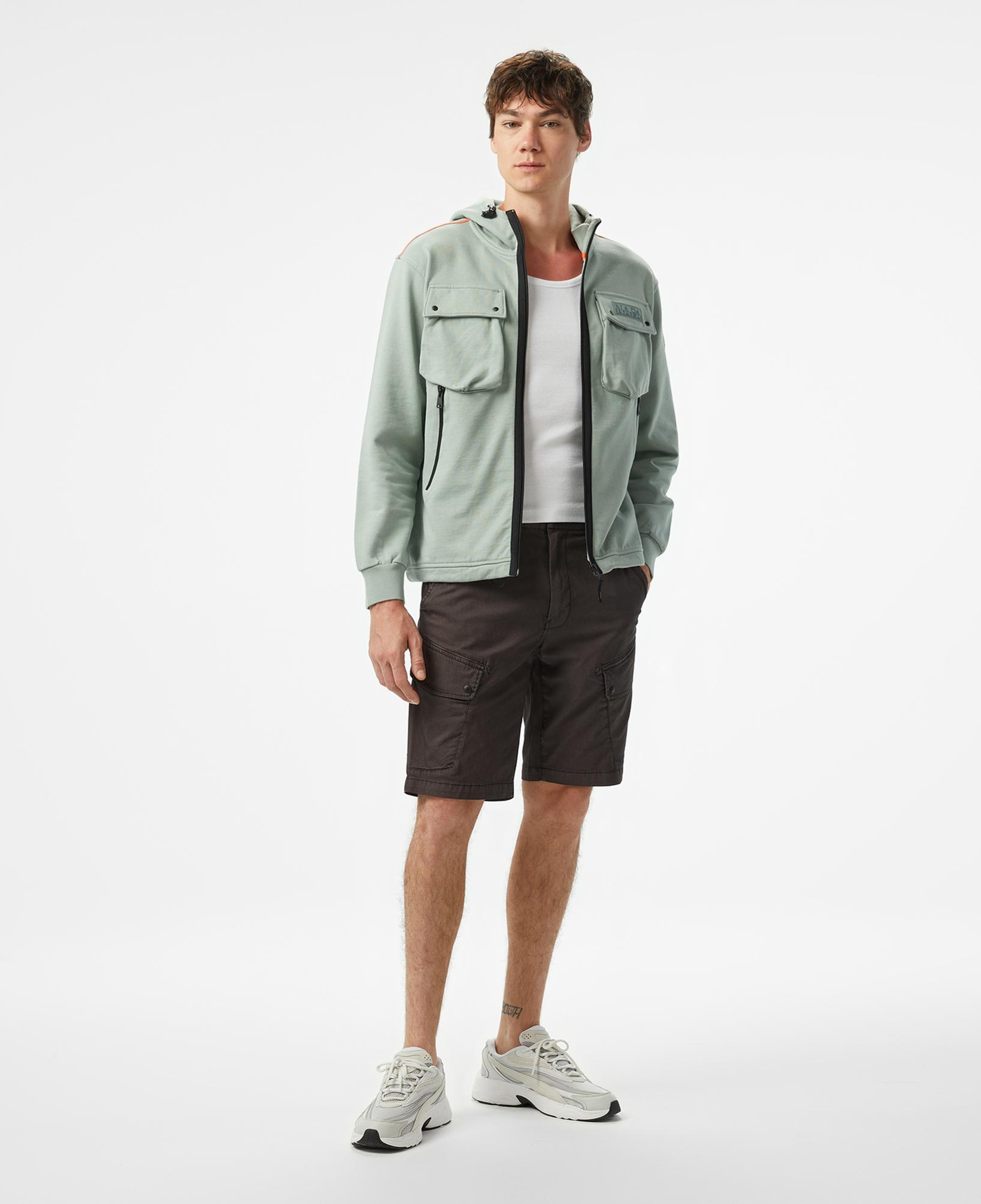 Napapijri  B-Rivalto Fzh Erkek Yeşil Sweatshirt