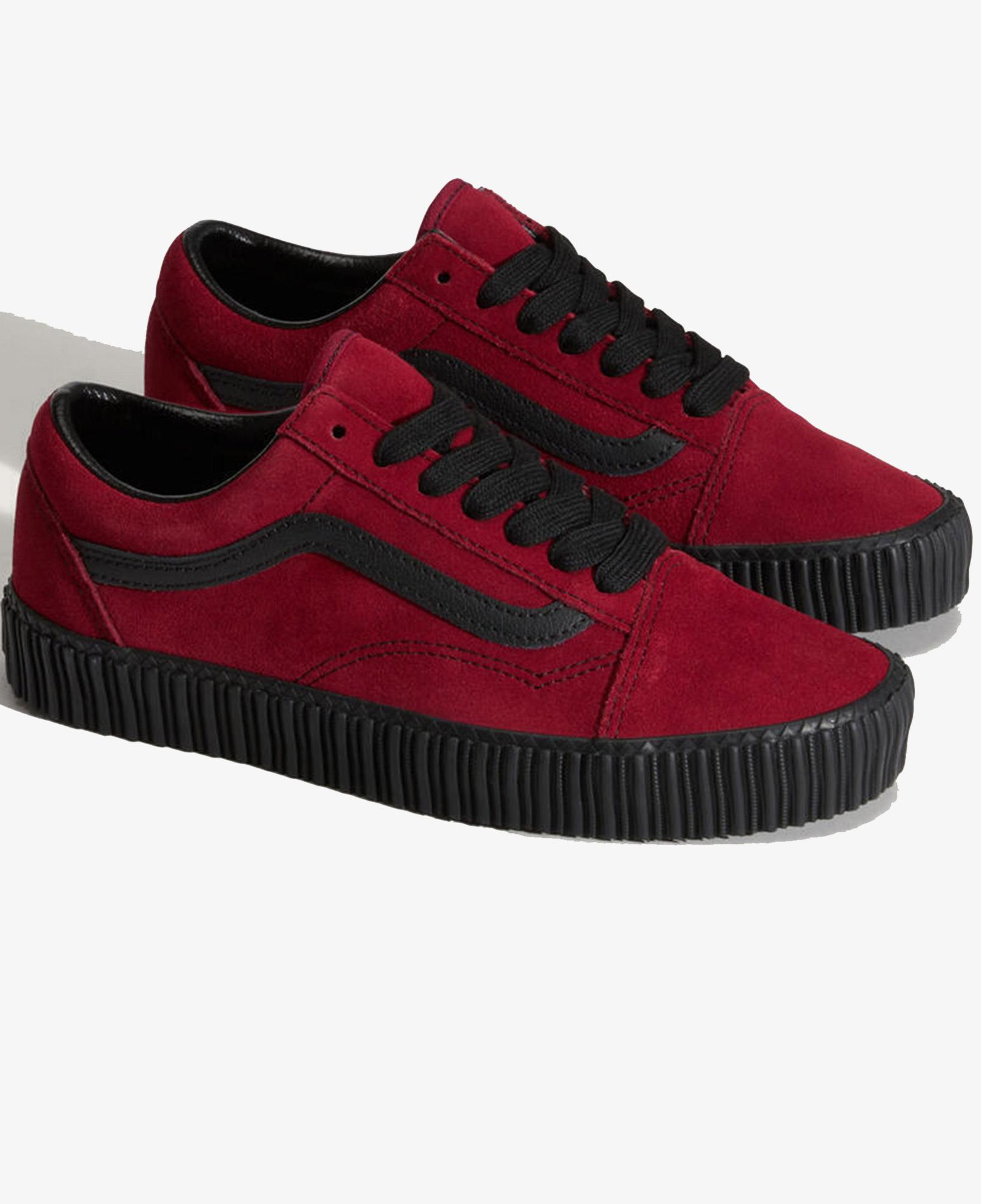 Vans Old Skool Creeper Unisex Bordo Spor Ayakkabı