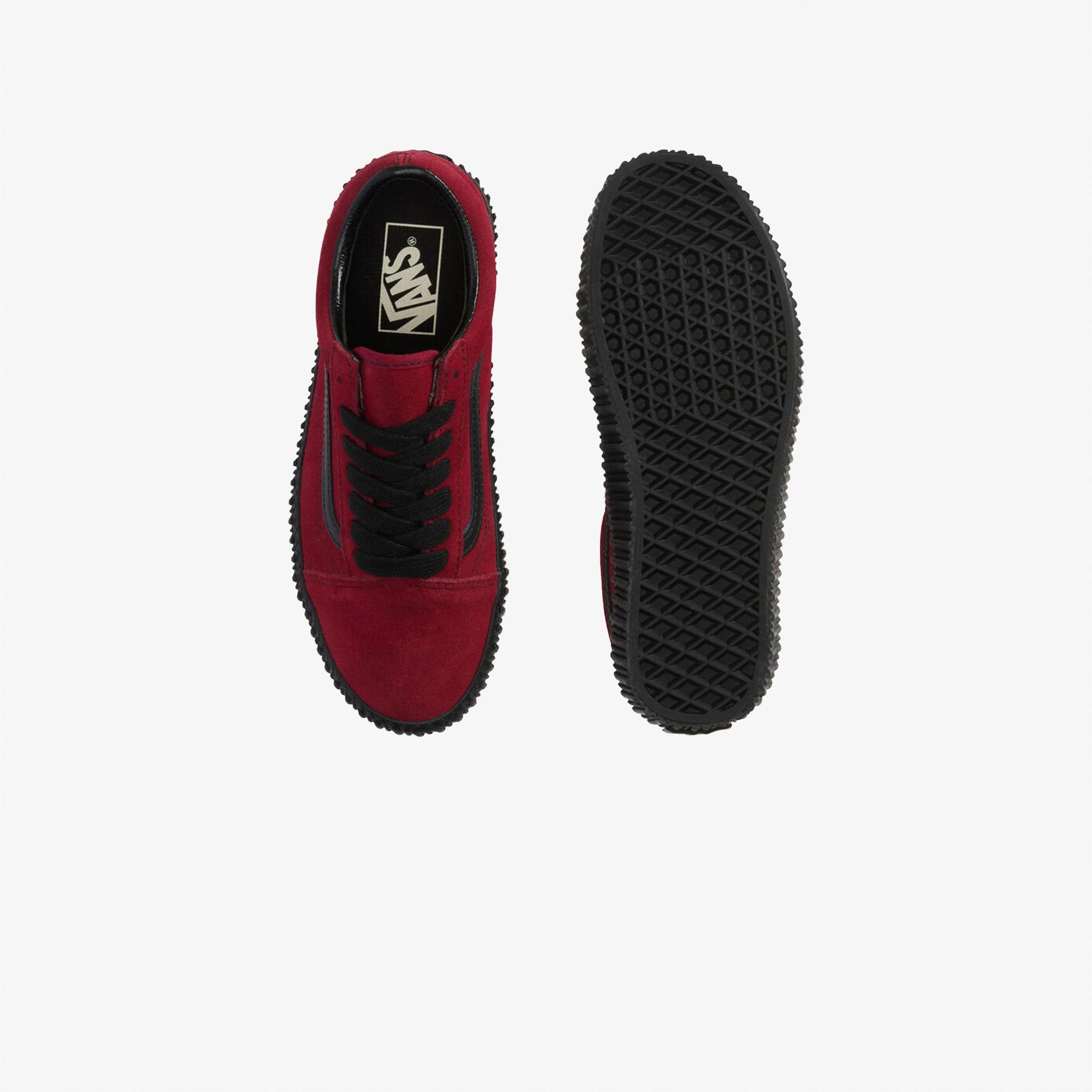 Vans Old Skool Creeper Unisex Bordo Spor Ayakkabı