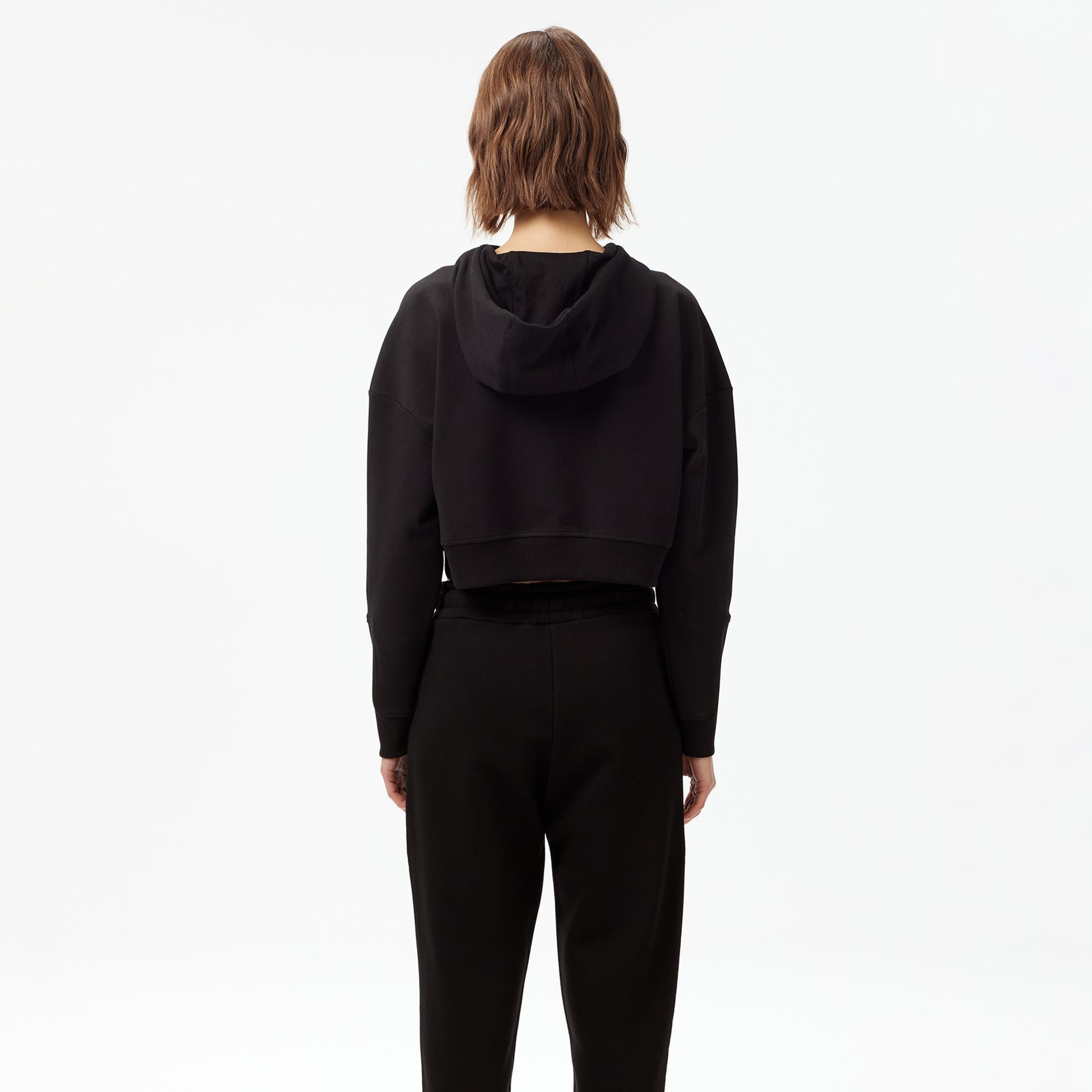 UNITED4 Classic Kadın Siyah Hoodie