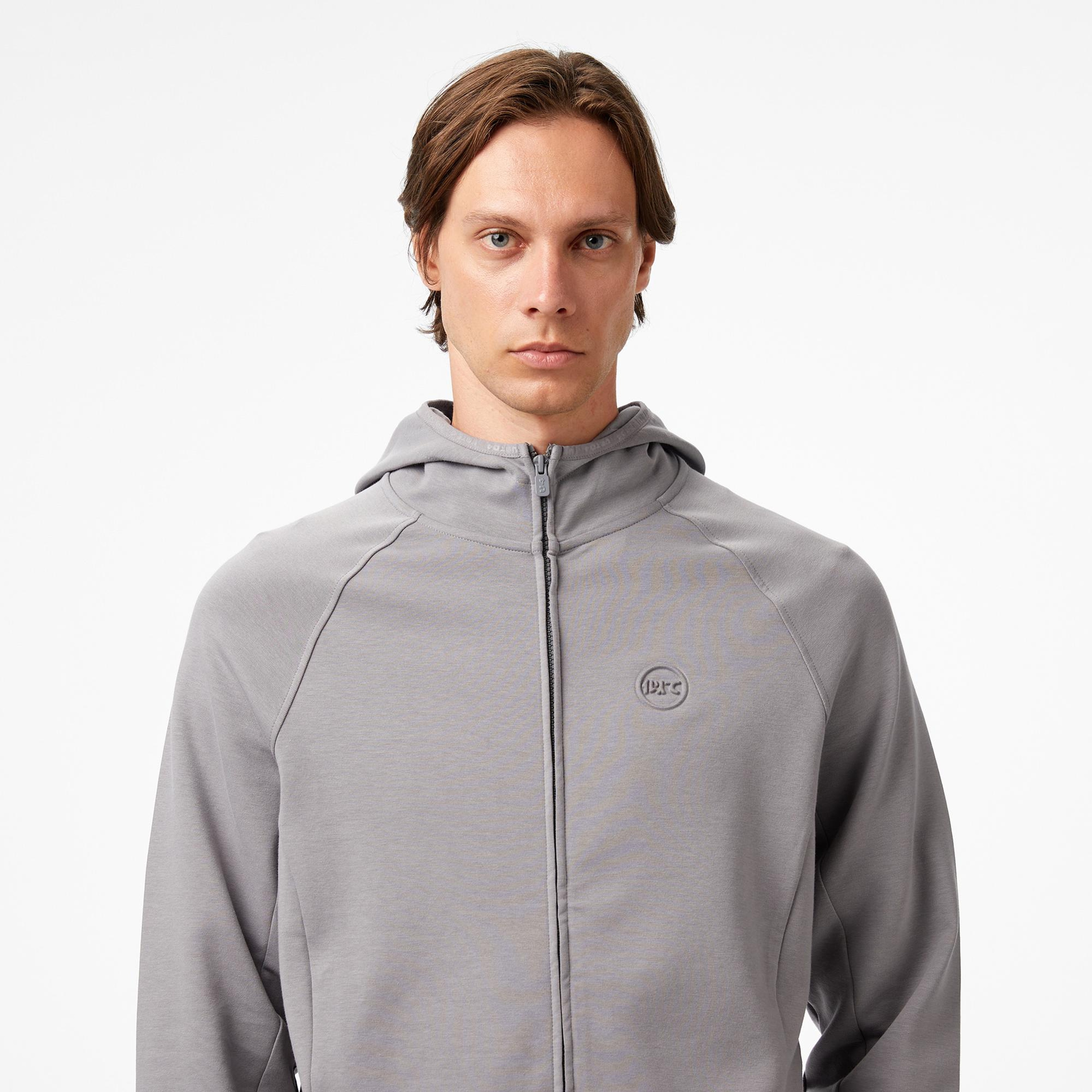 UNITED4 Classic Erkek Gri Sweatshirt