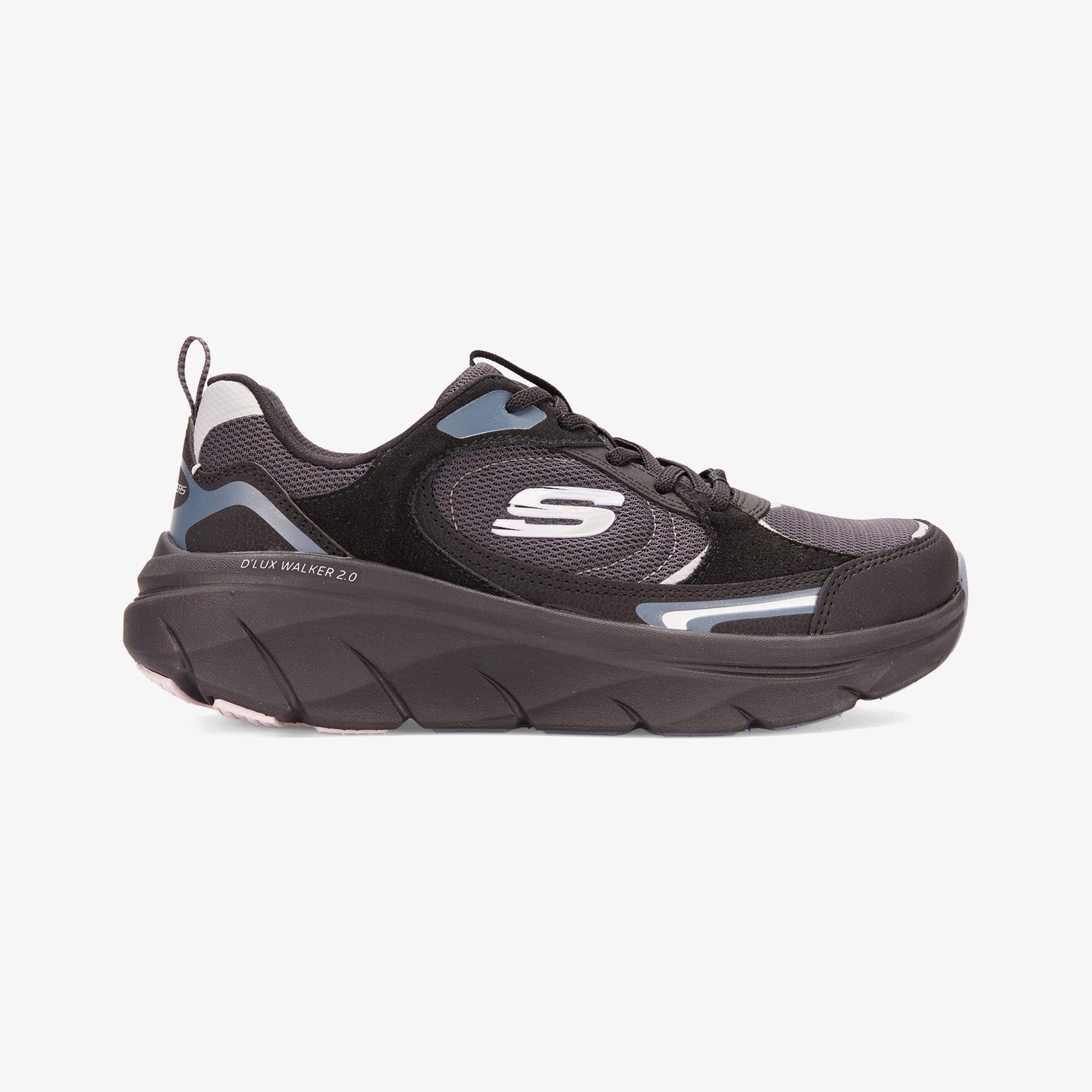 Skechers D'Lux Walker 2.0 Kadın Siyah Spor Ayakkabı