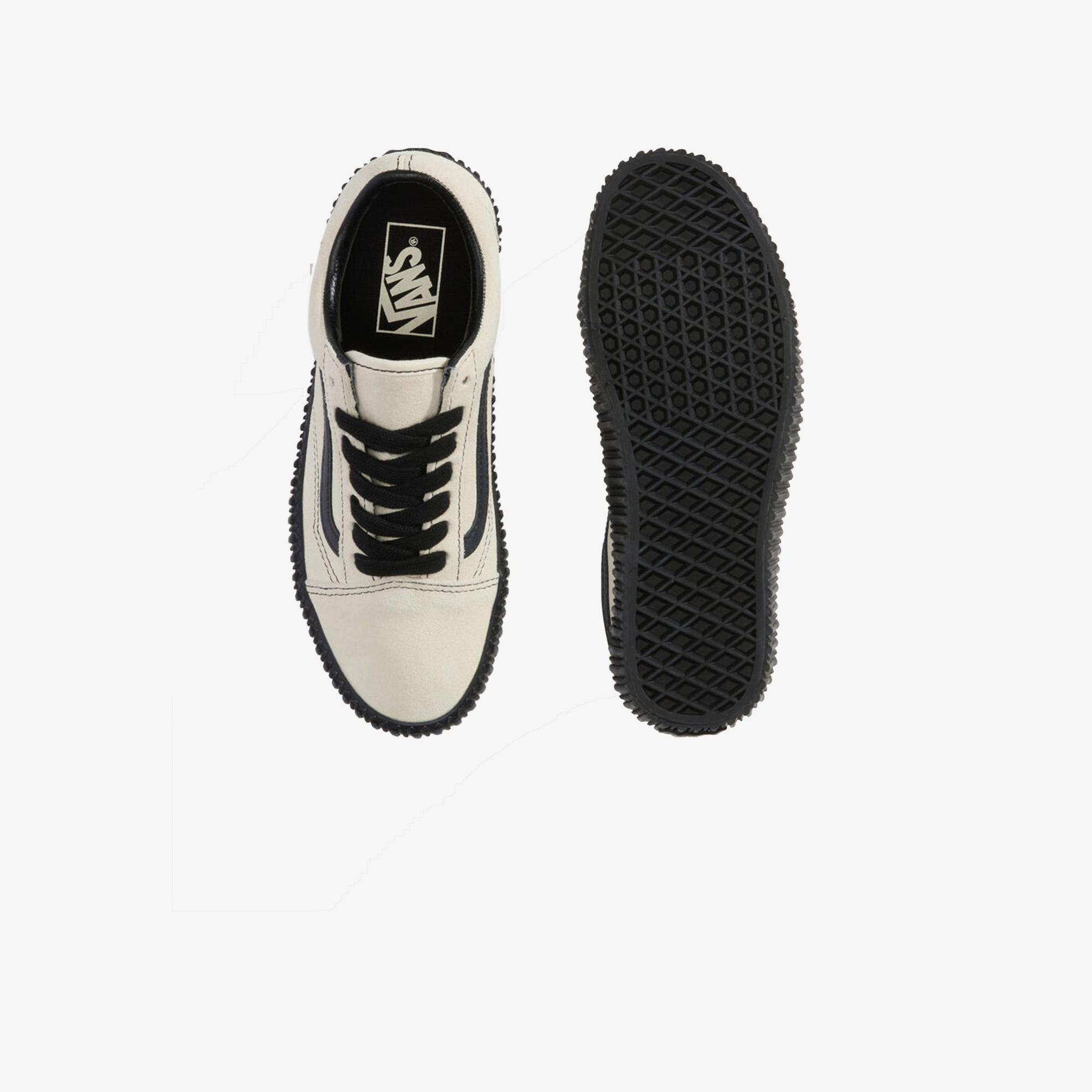 Vans Old Skool Creeper Unisex Beyaz Spor Ayakkabı