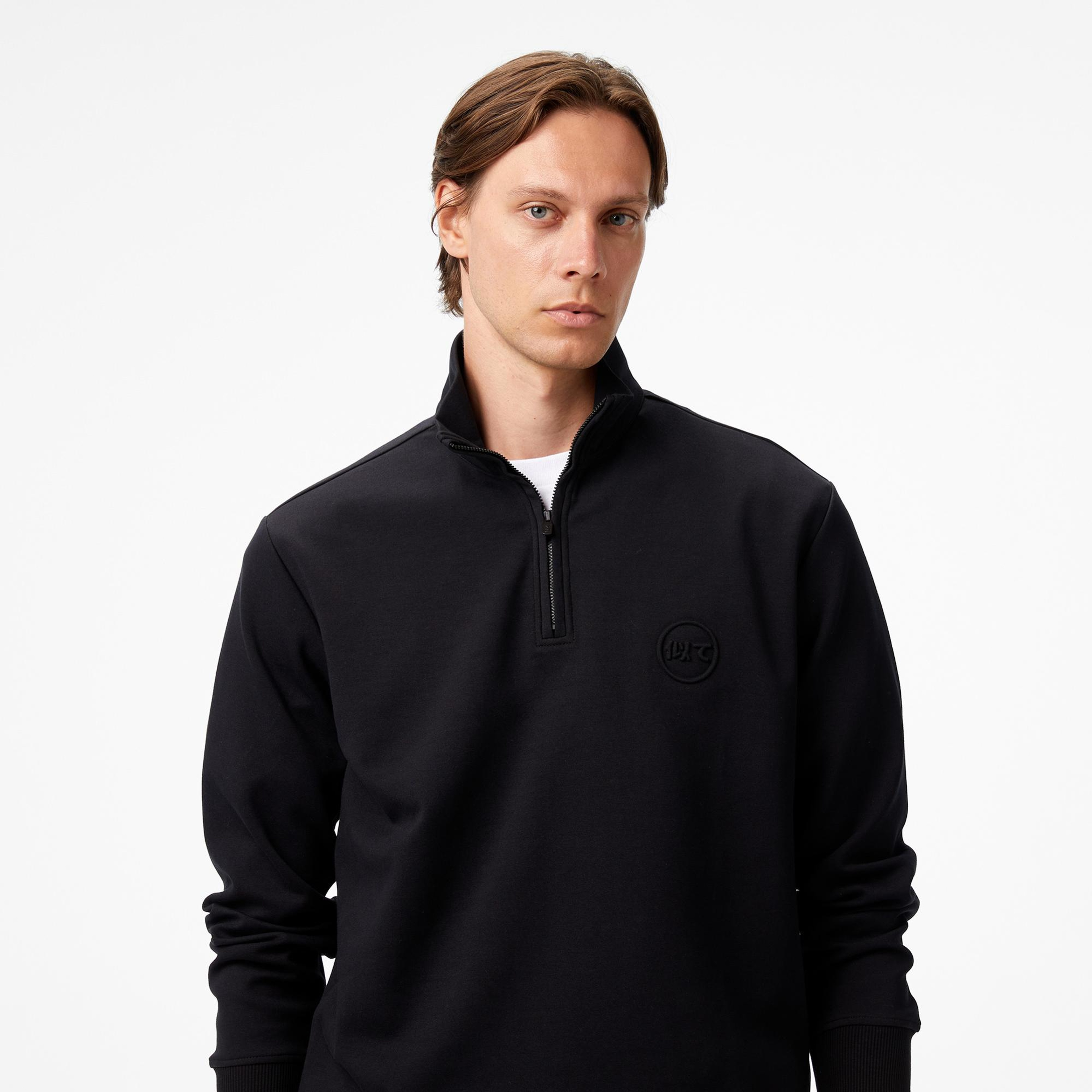 UNITED4 Classic Erkek Siyah Sweatshirt