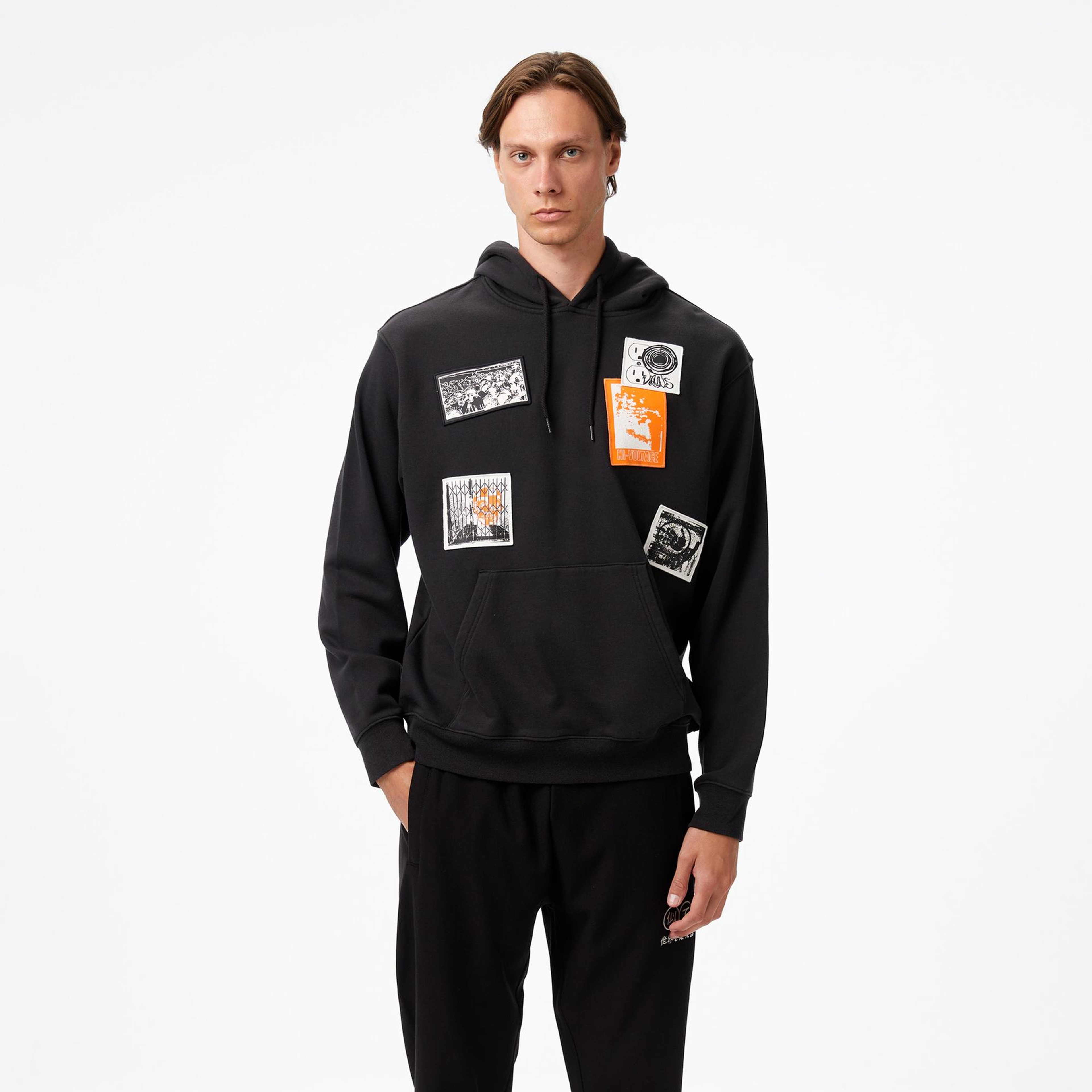 Vans Punk Patch Pullover Erkek Siyah Sweatshırt
