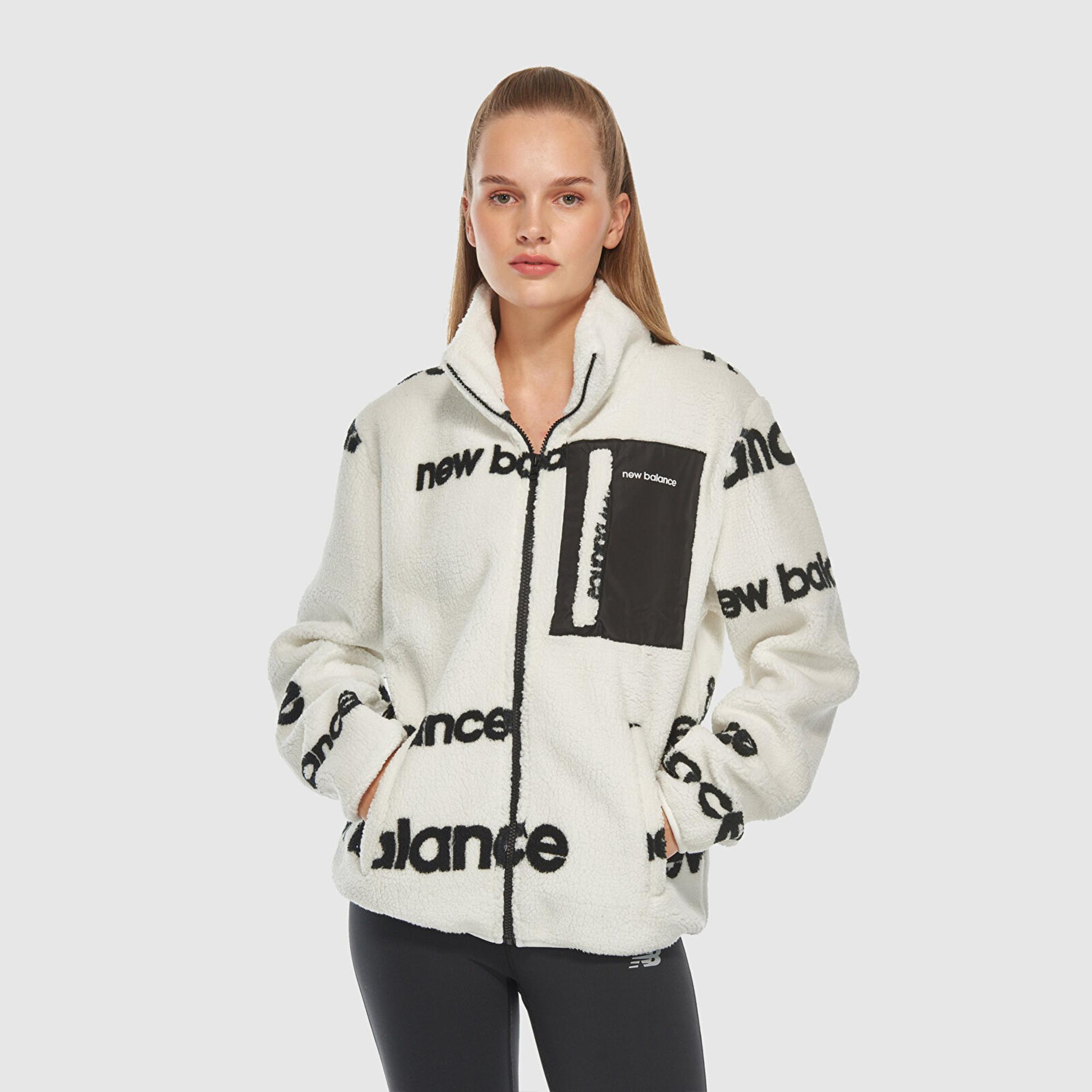 New Balance NB Lifestyle Kadın Beyaz Sweatshirt