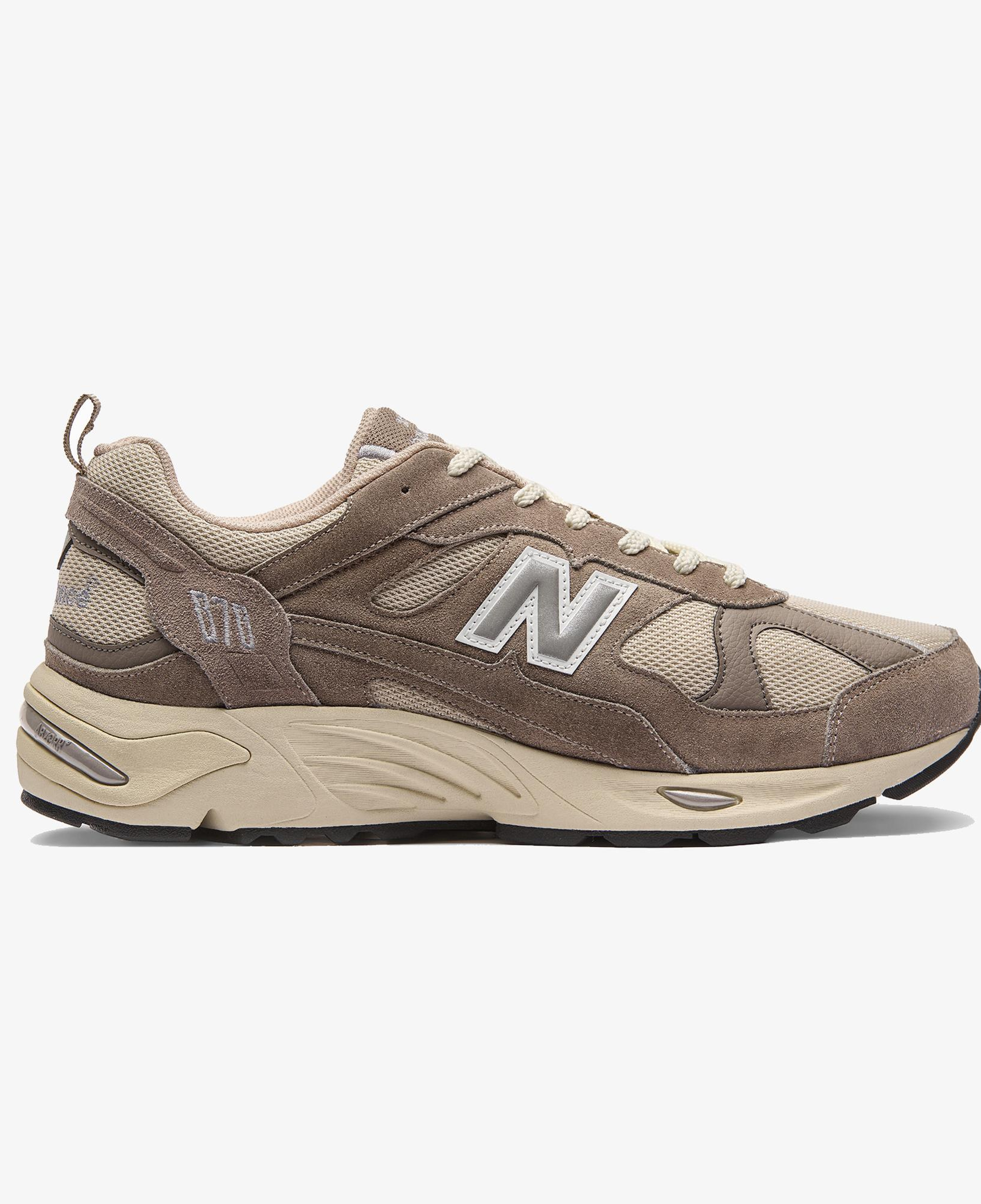 New Balance 878 Kahverengi Unisex Beyaz Spor Ayakkabı