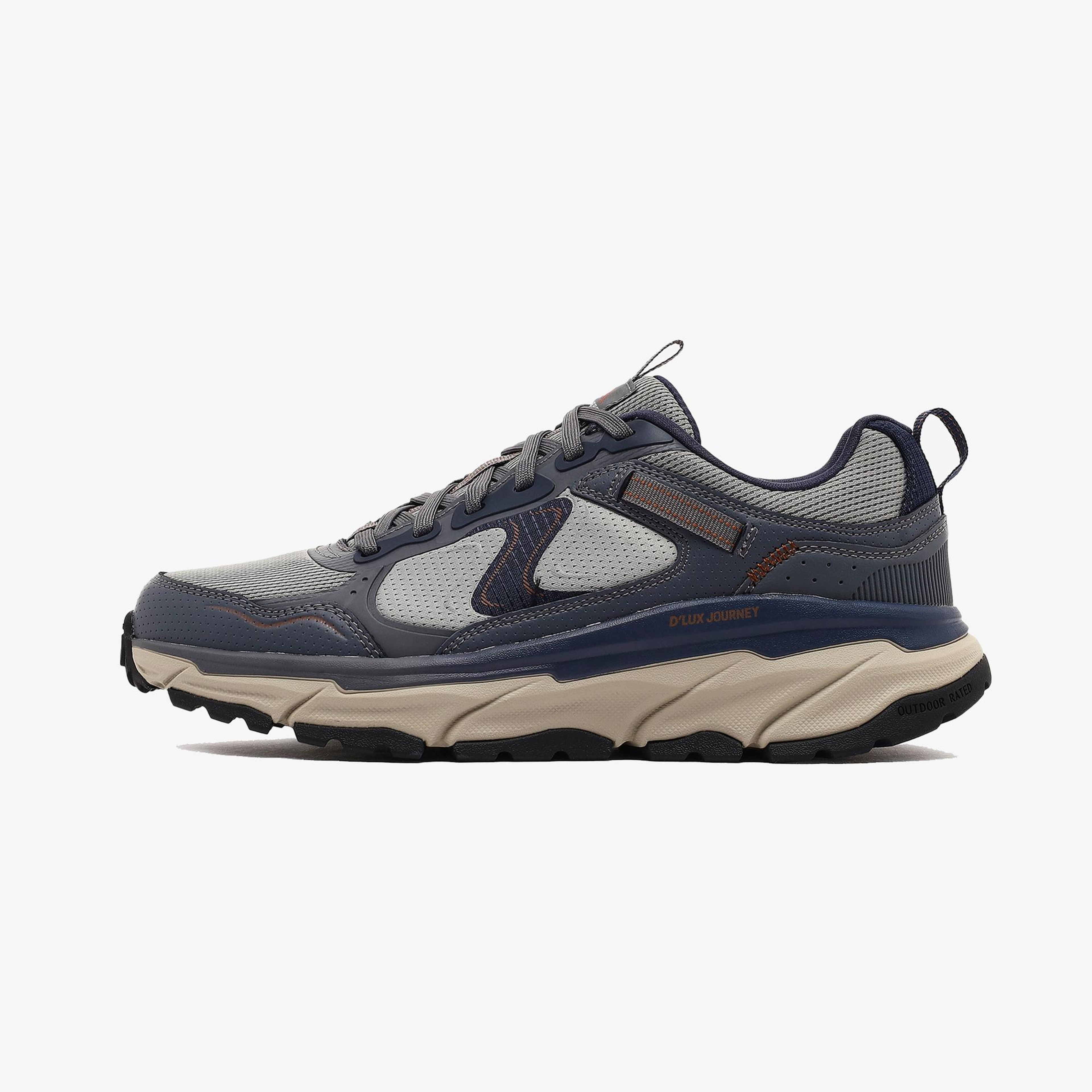 Skechers D'Lux Journey Stylized Soul Erkek Gri Outdoor Ayakkabı