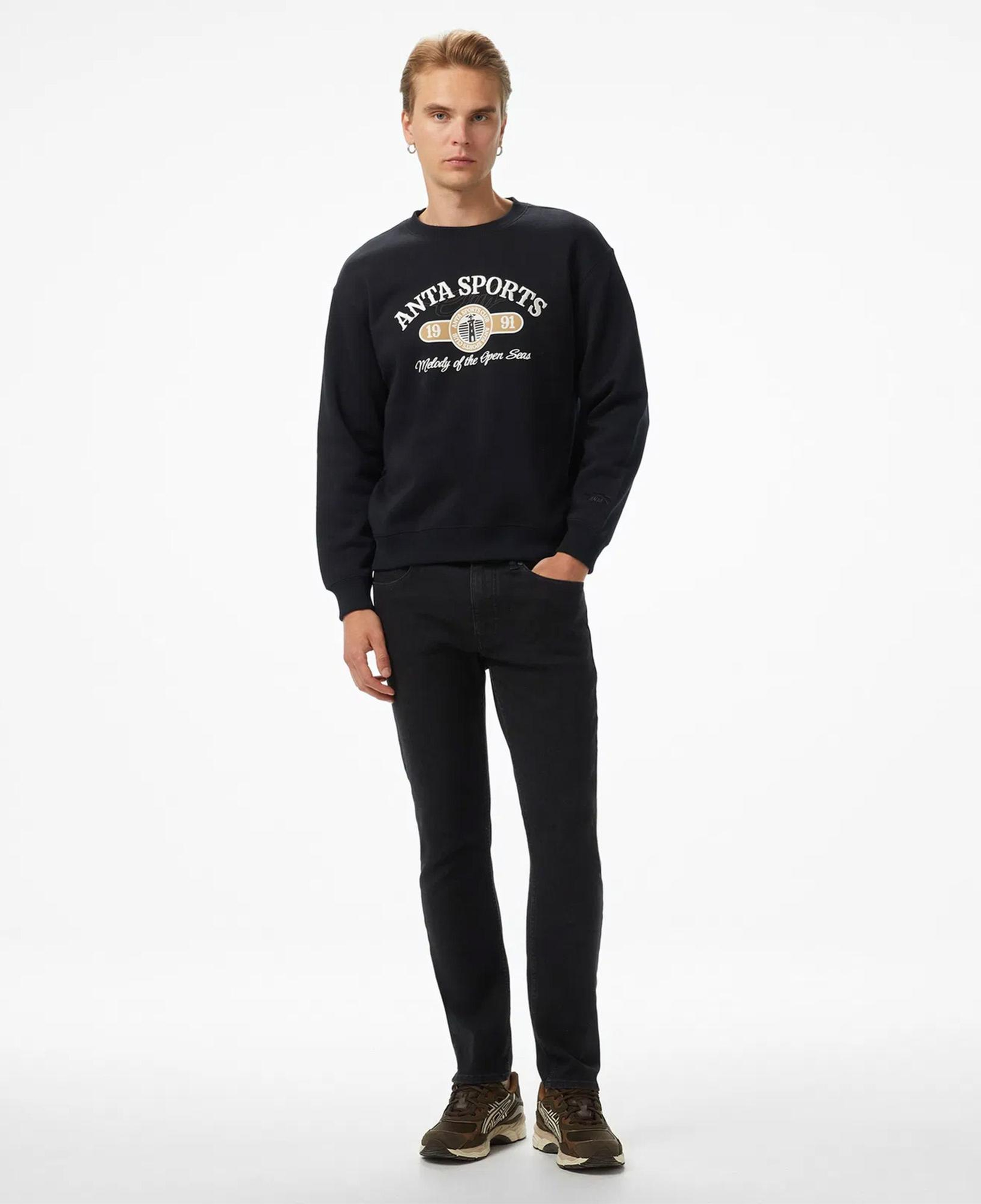 Anta CNY Good Luck Erkek Gri Sweatshirt