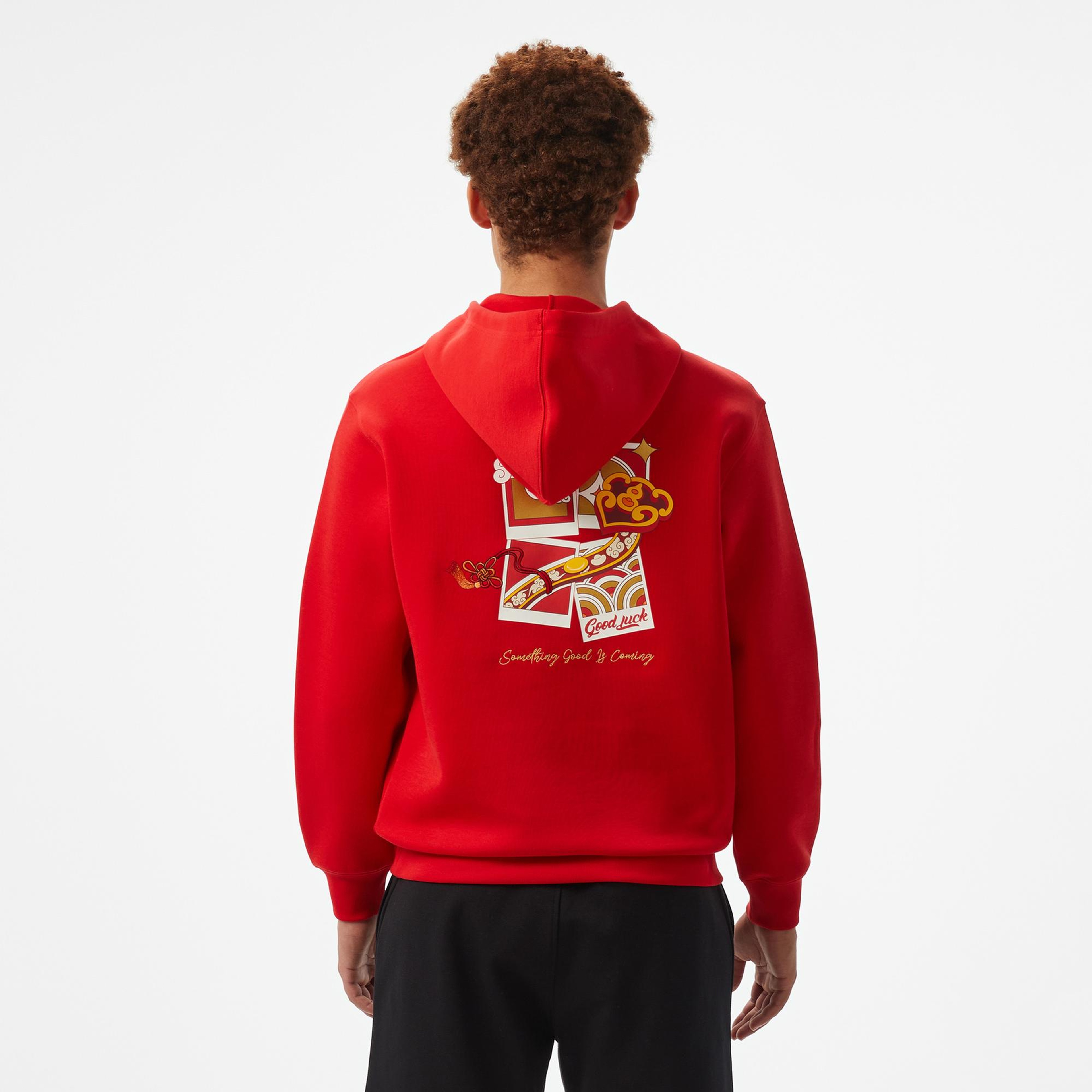 Anta CNY Good Luck Erkek Kırmızı Hoodie