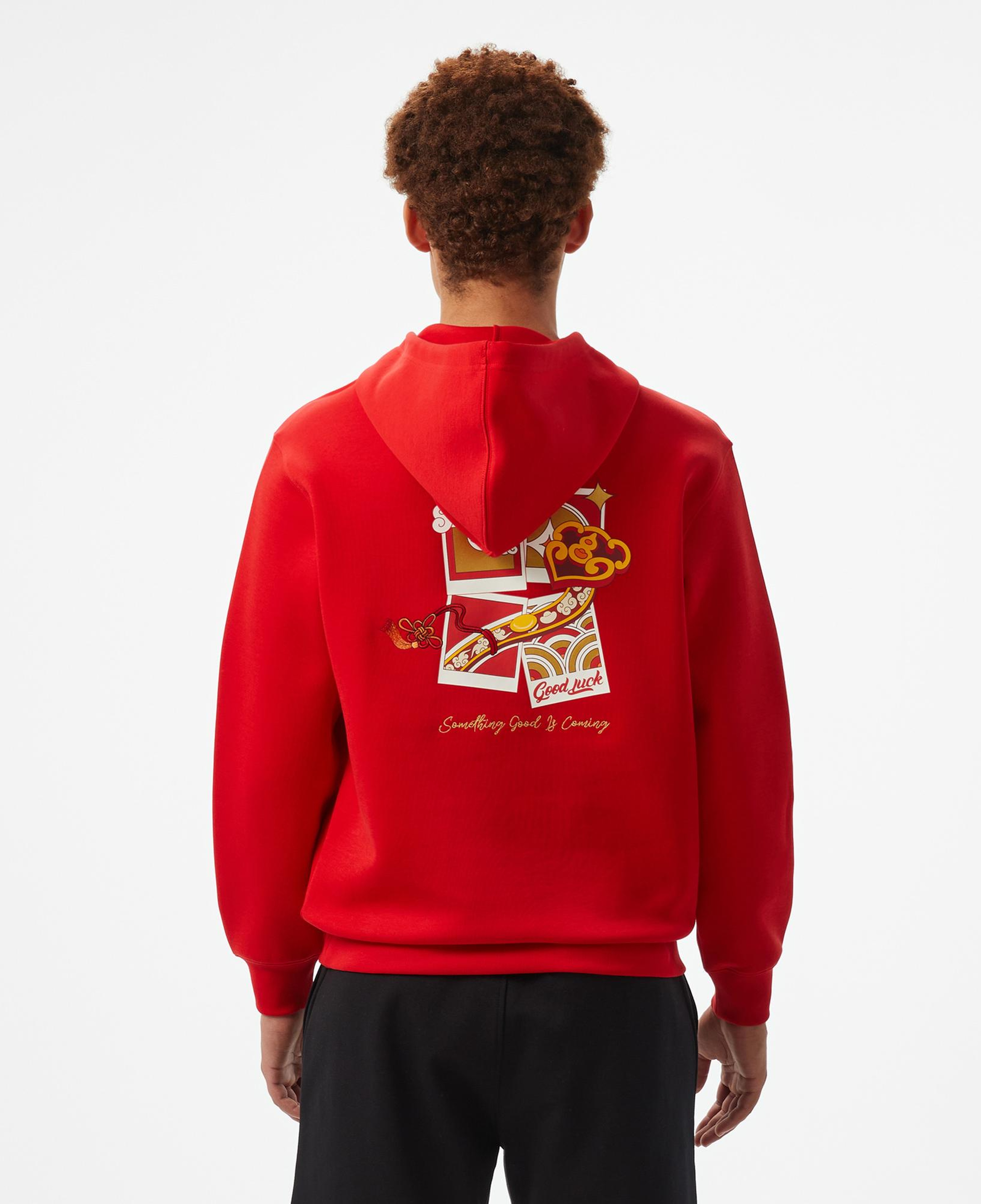 Anta CNY Good Luck Erkek Kırmızı Hoodie