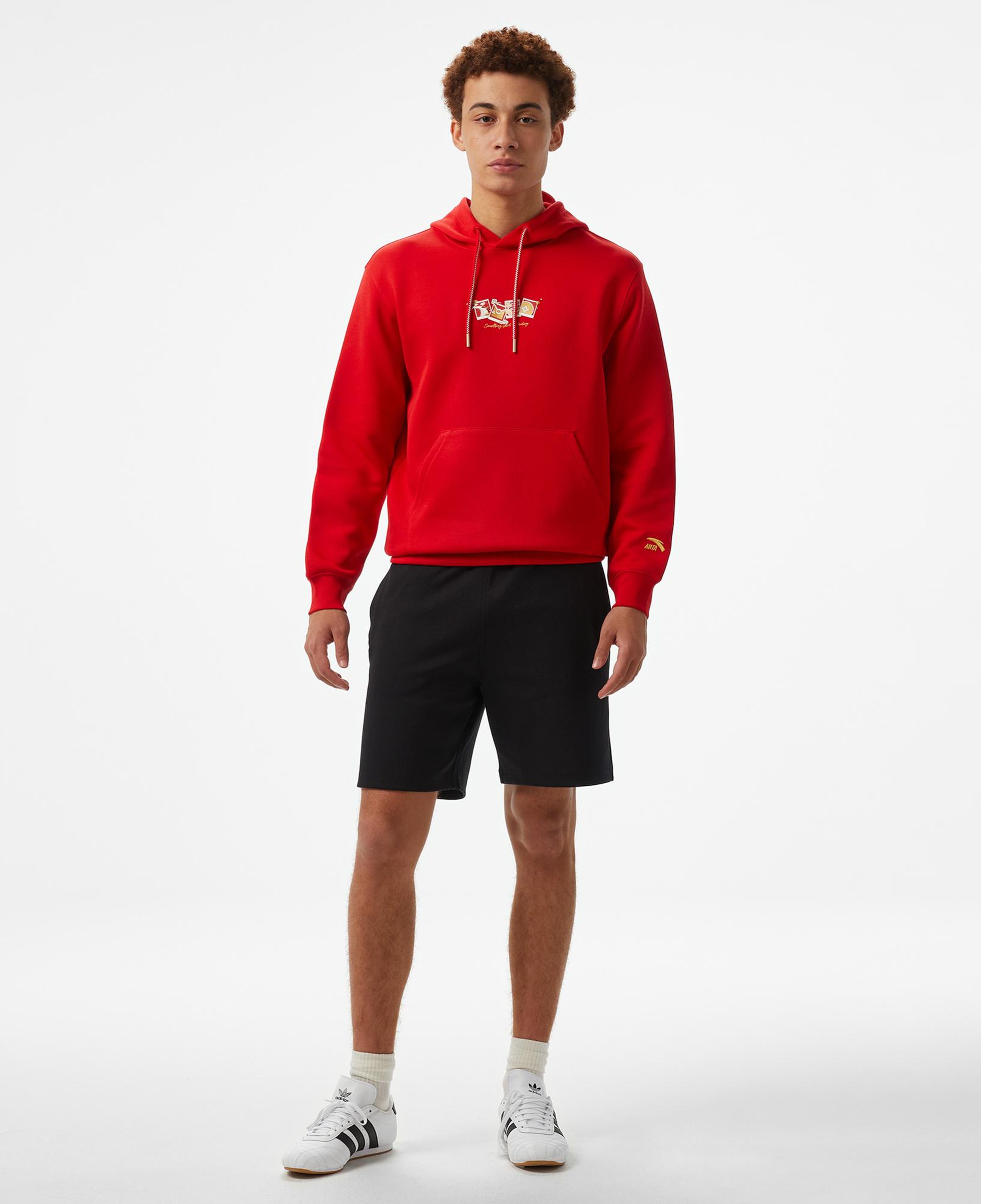 Anta CNY Good Luck Erkek Kırmızı Hoodie