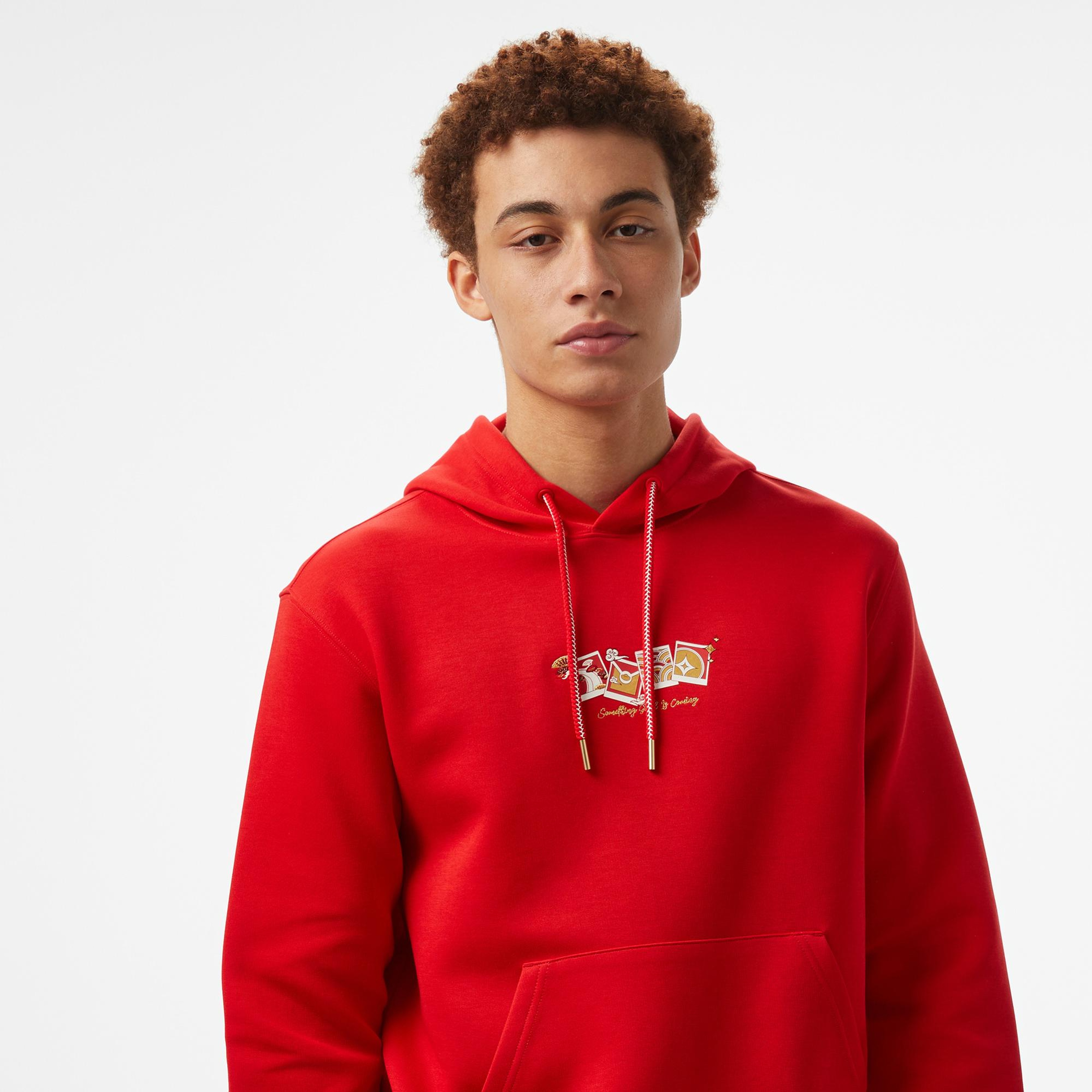 Anta CNY Good Luck Erkek Kırmızı Hoodie