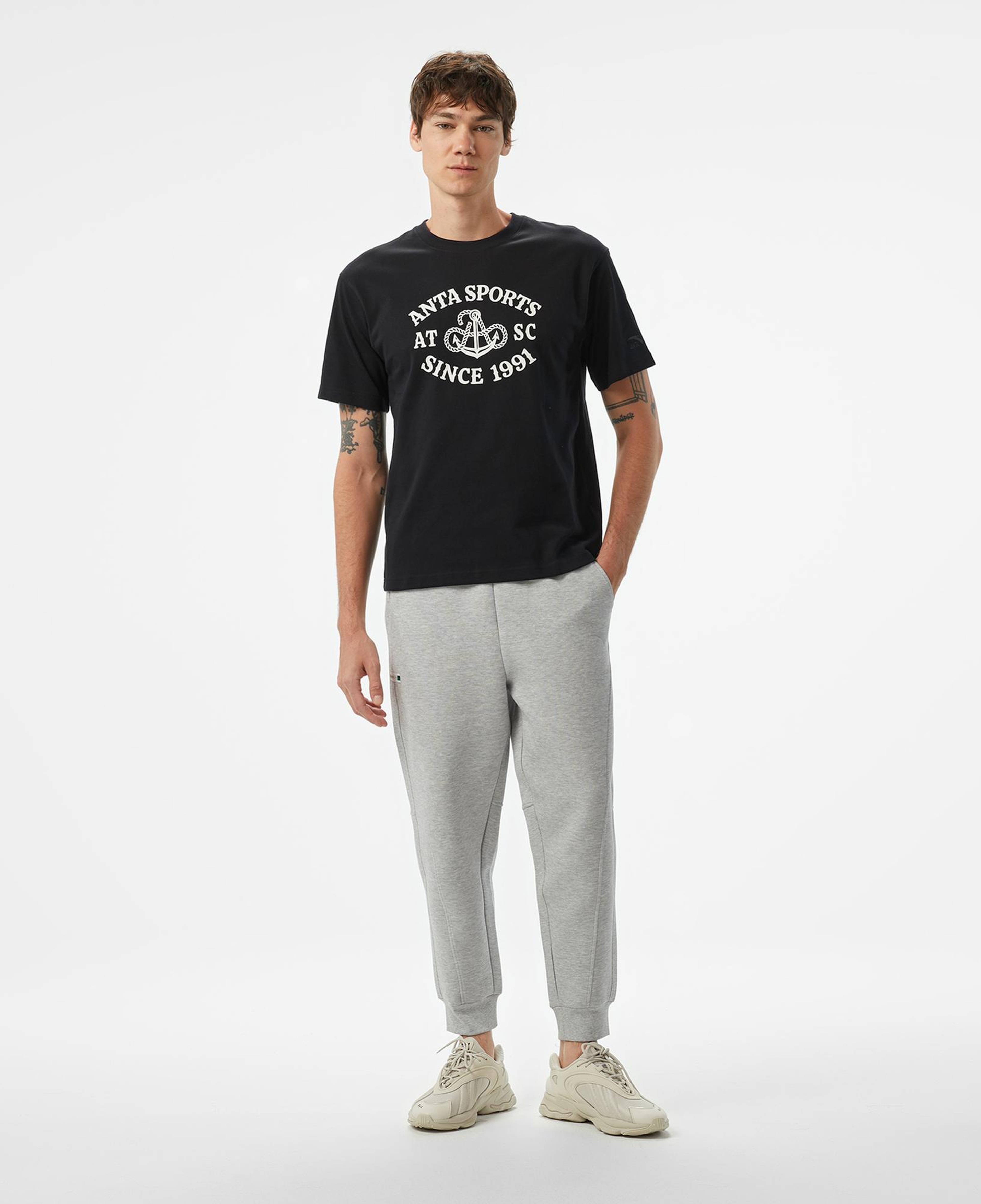 Anta Sports Club Erkek Siyah T-Shirt