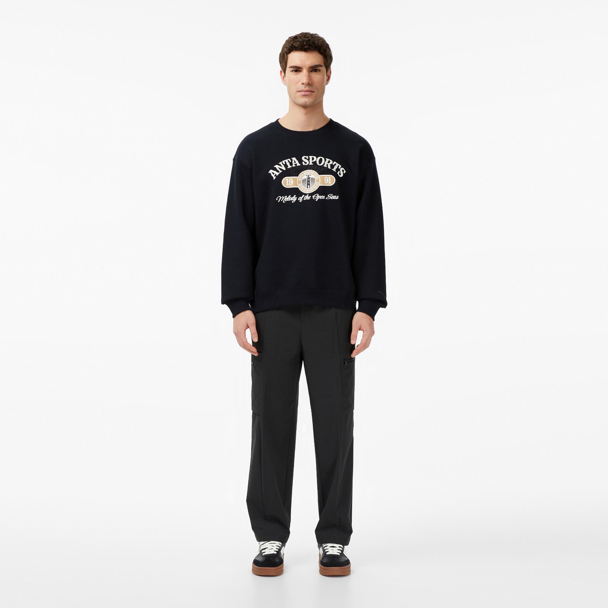 Anta Sports Club Erkek Lacivert Sweatshirt