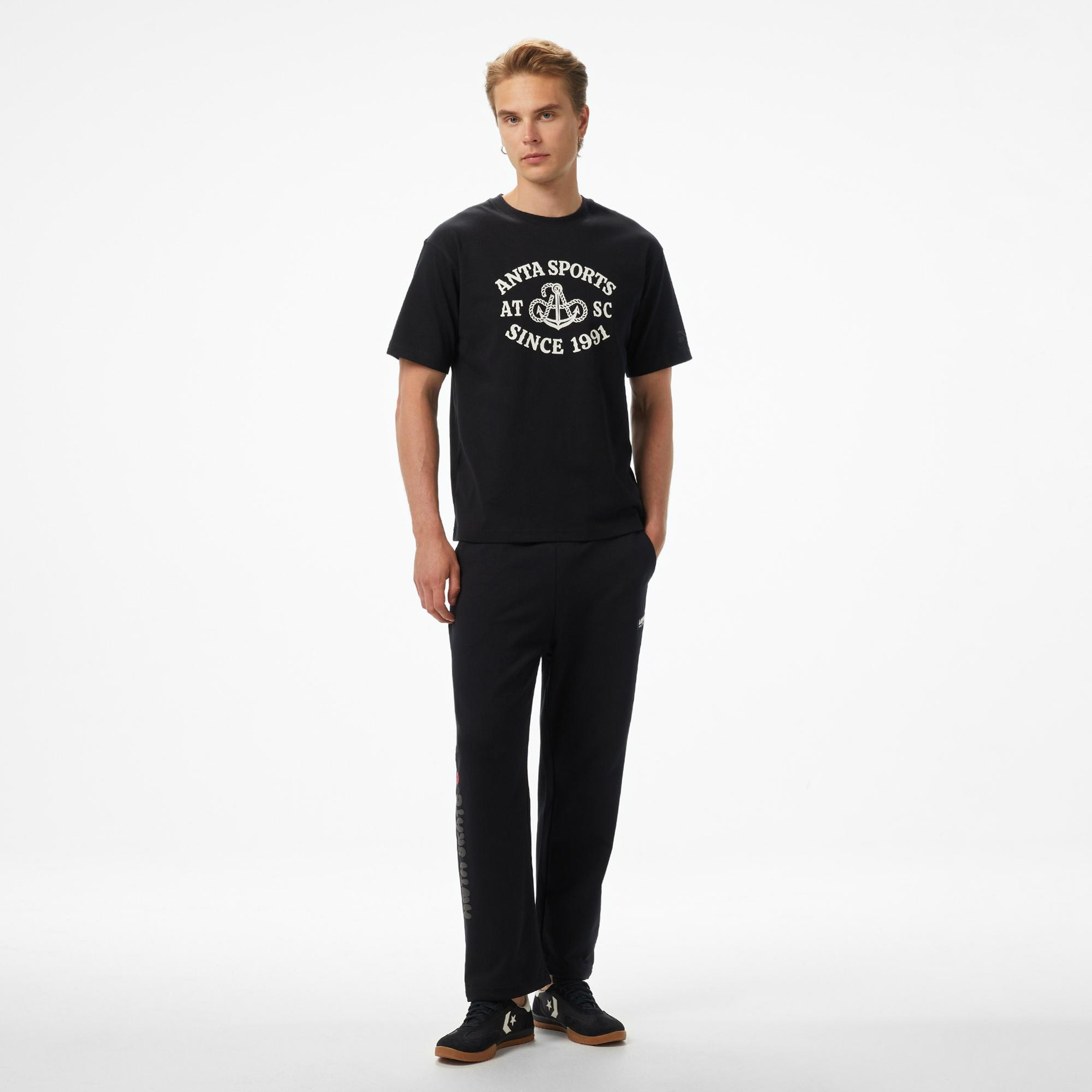 Anta Skate Culture Unisex Siyah T-Shirt