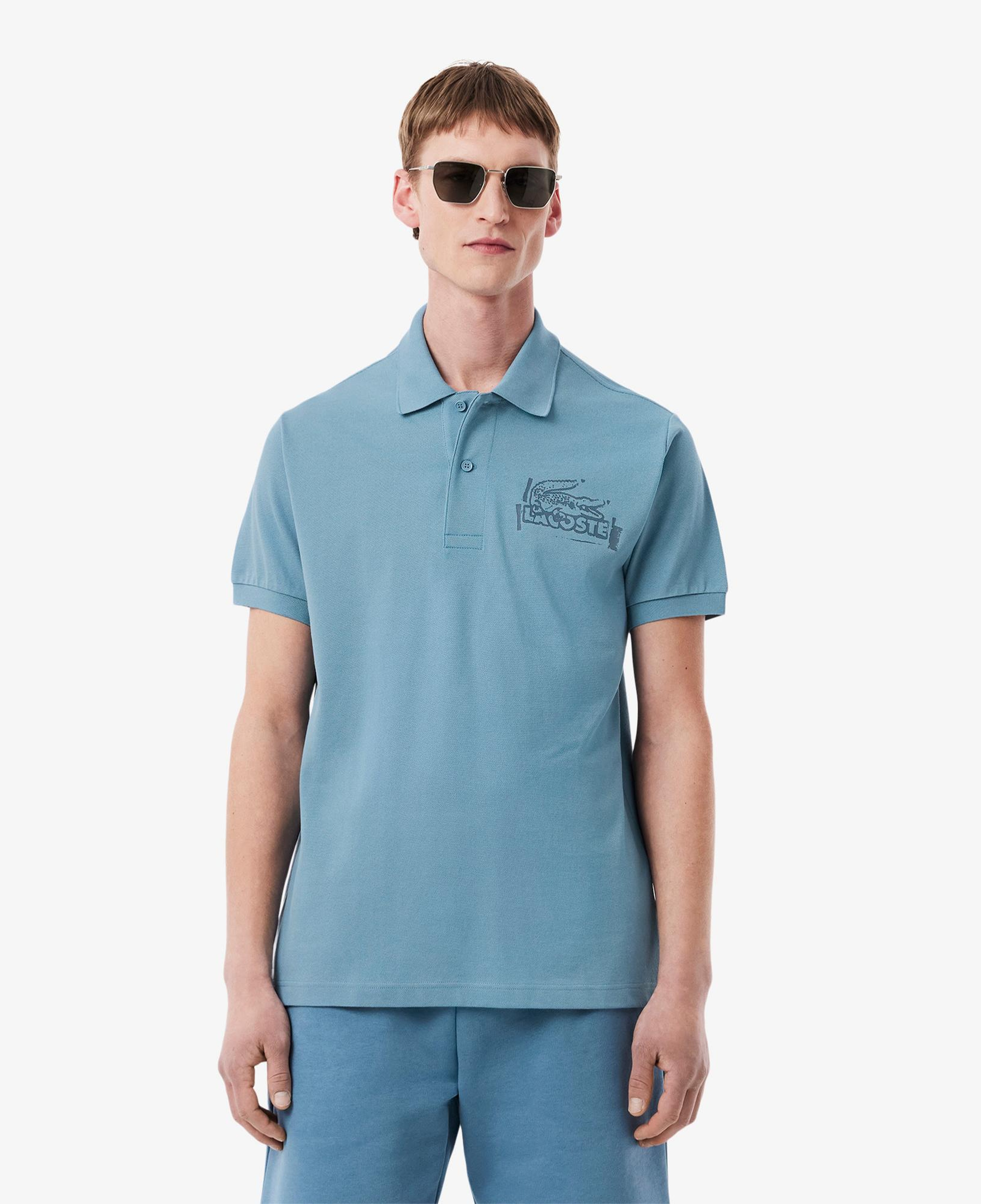Lacoste L.12.12 Classic Fit Erkek Mavi Polo