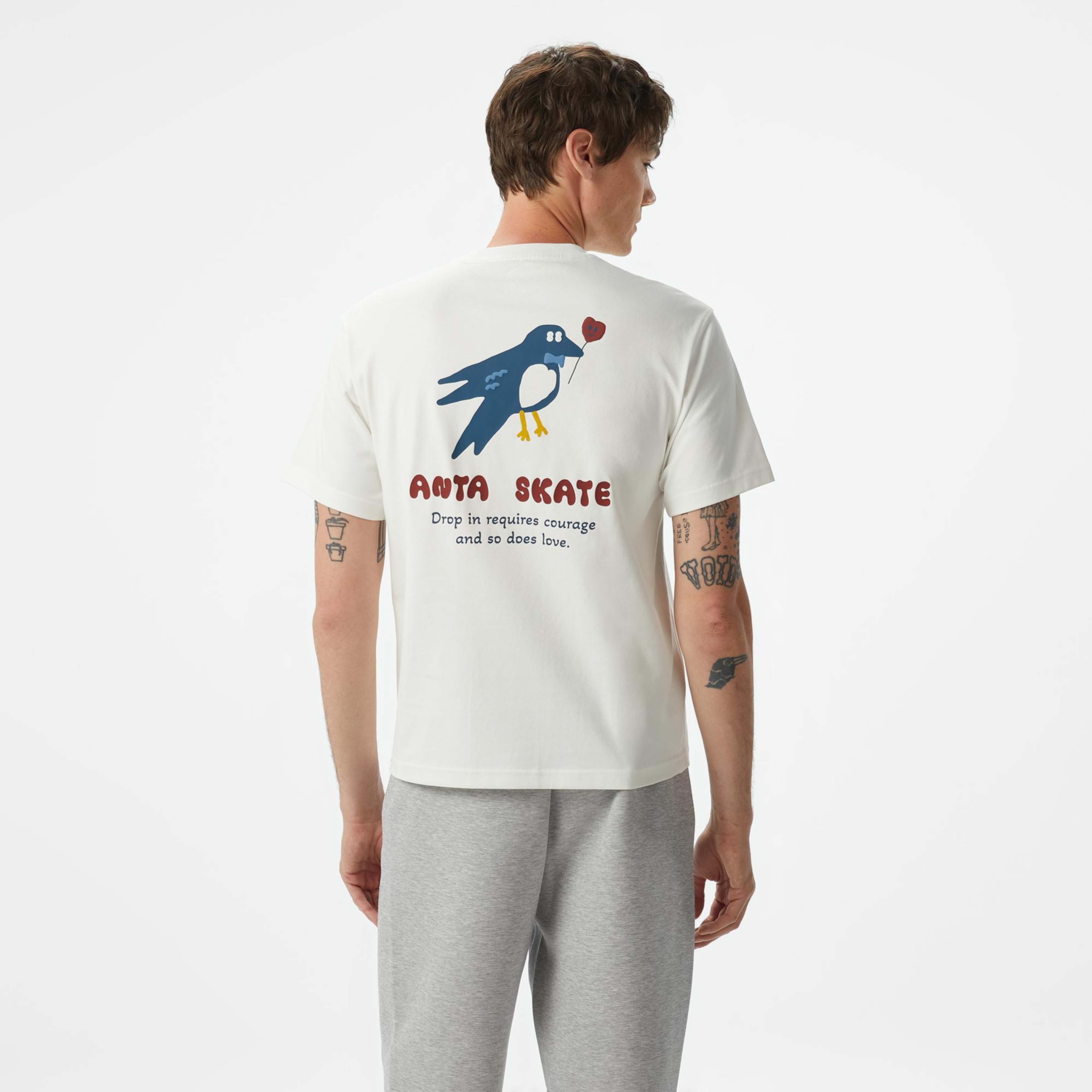 Anta Skate Culture Unisex Beyaz T-Shirt