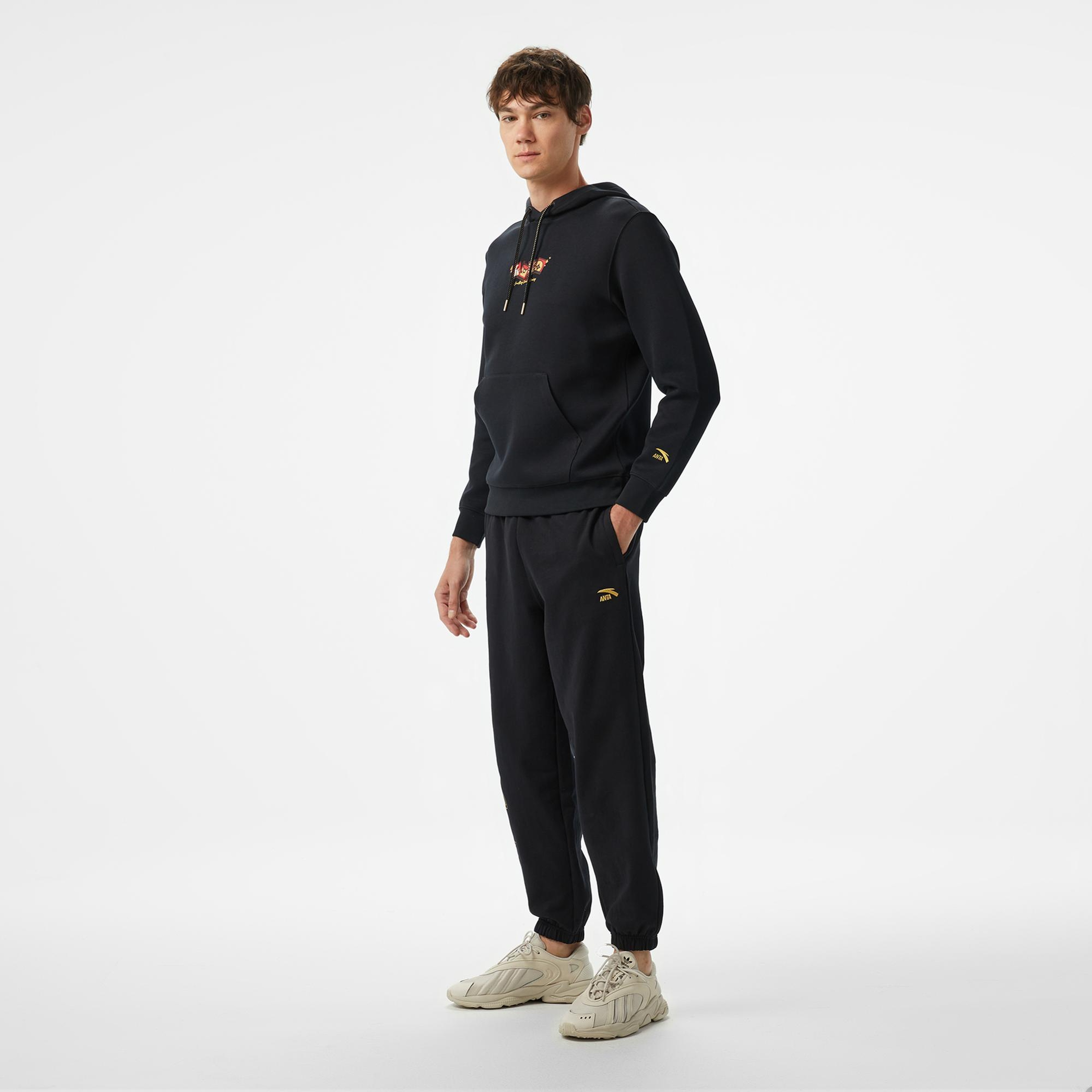 Anta CNY Good Luck Erkek Siyah Eşofman Altı