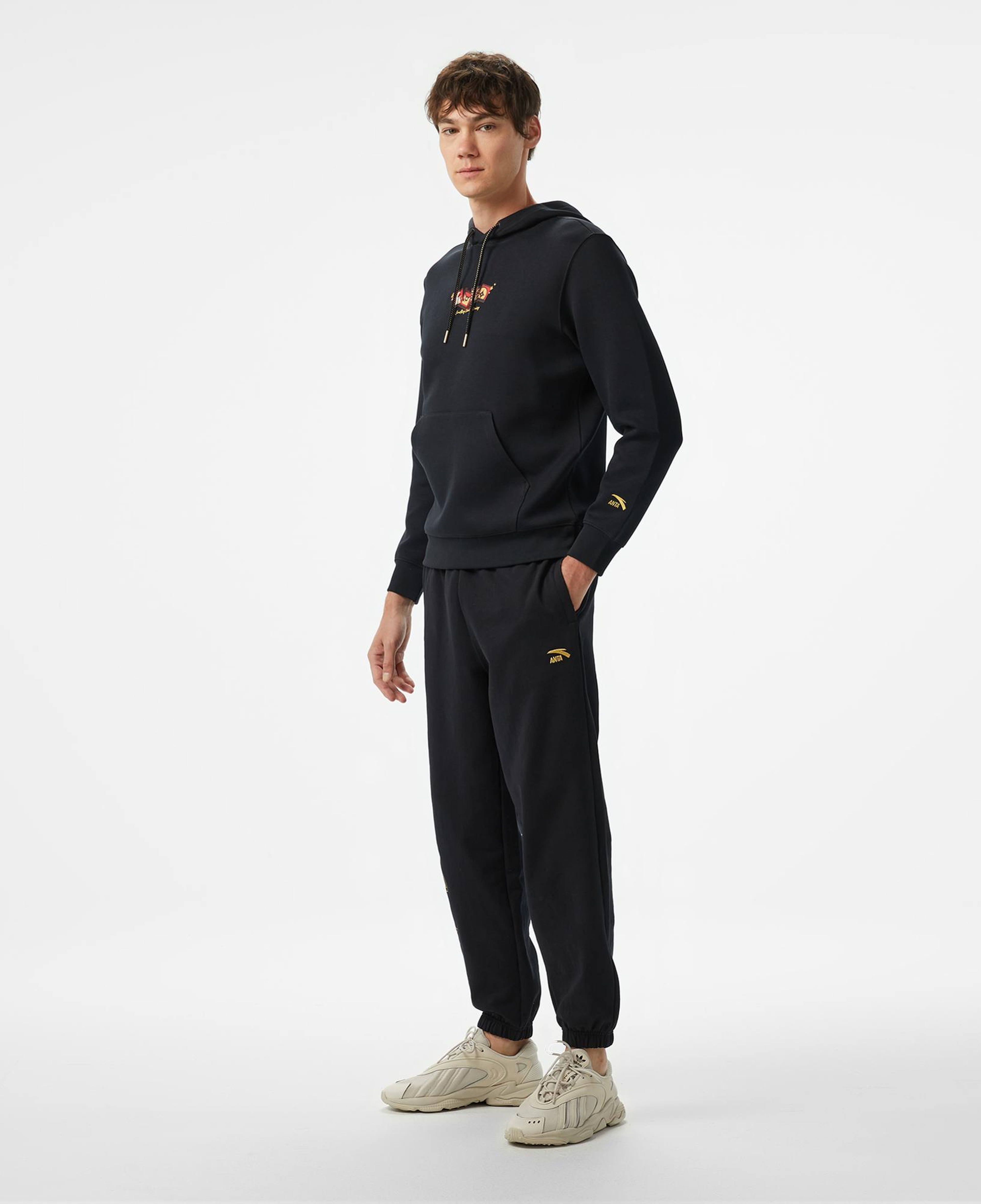 Anta CNY Good Luck Erkek Siyah Eşofman Altı