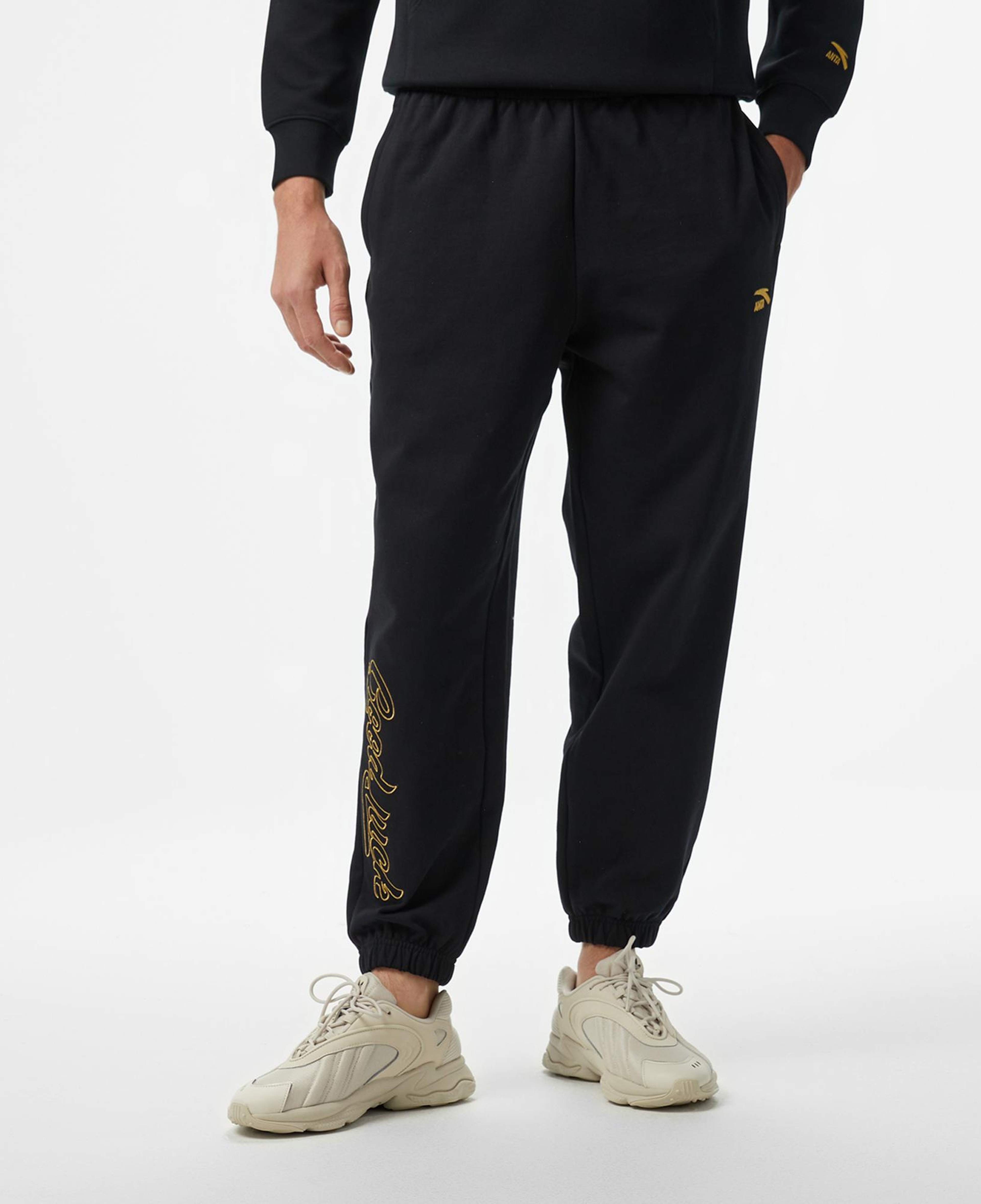 Anta CNY Good Luck Erkek Siyah Eşofman Altı