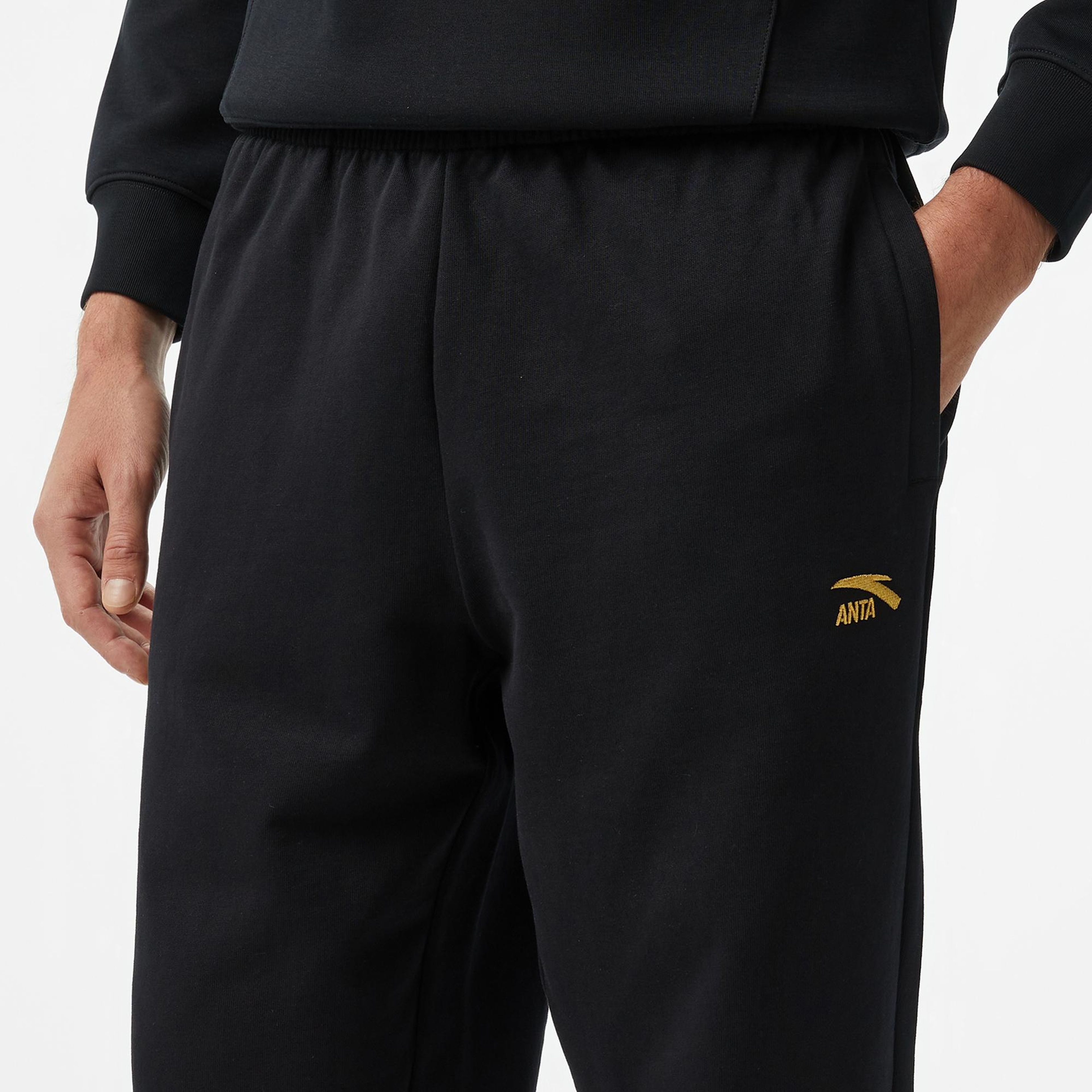 Anta CNY Good Luck Erkek Siyah Eşofman Altı