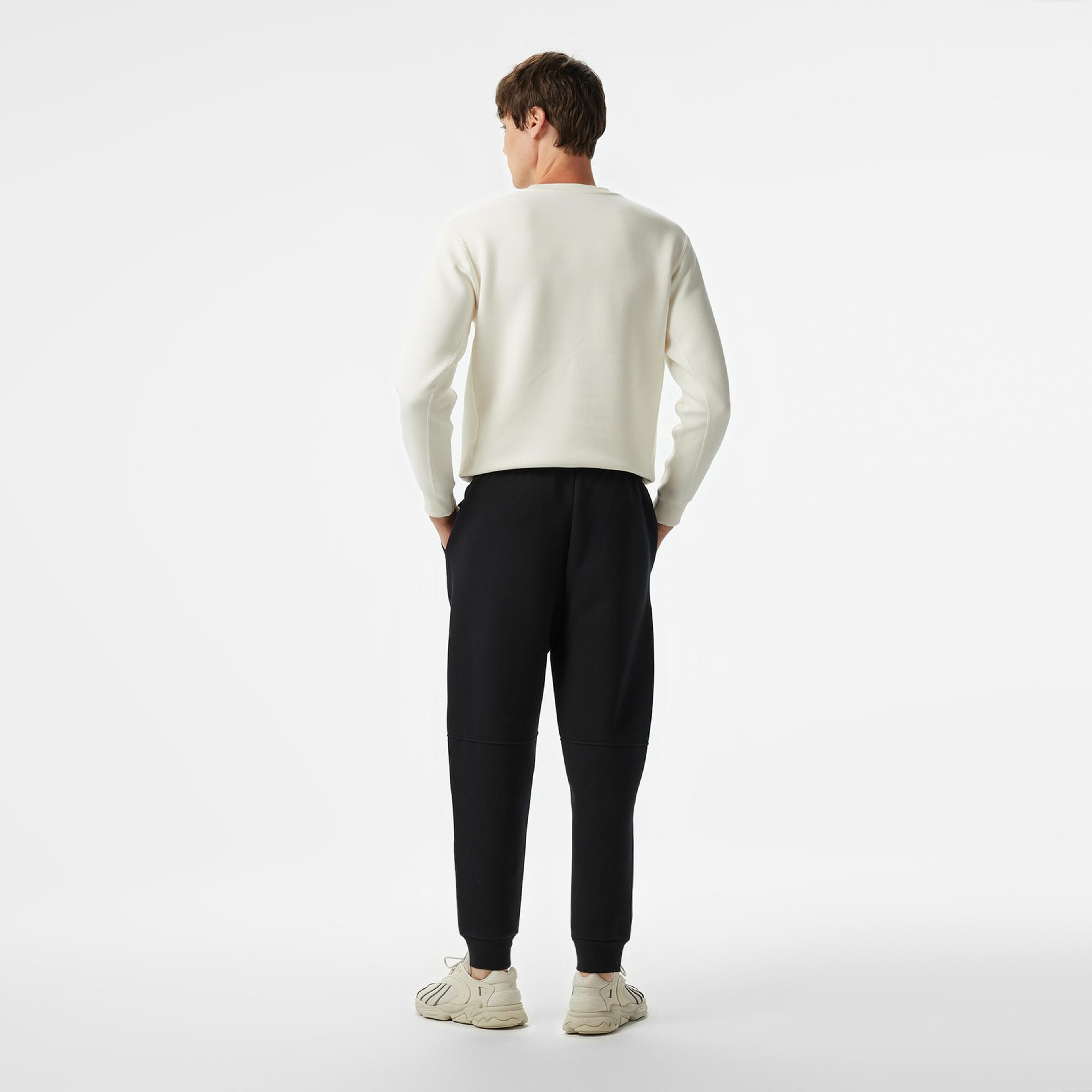 Anta Iconic Knit Erkek Siyah Eşofman Altı