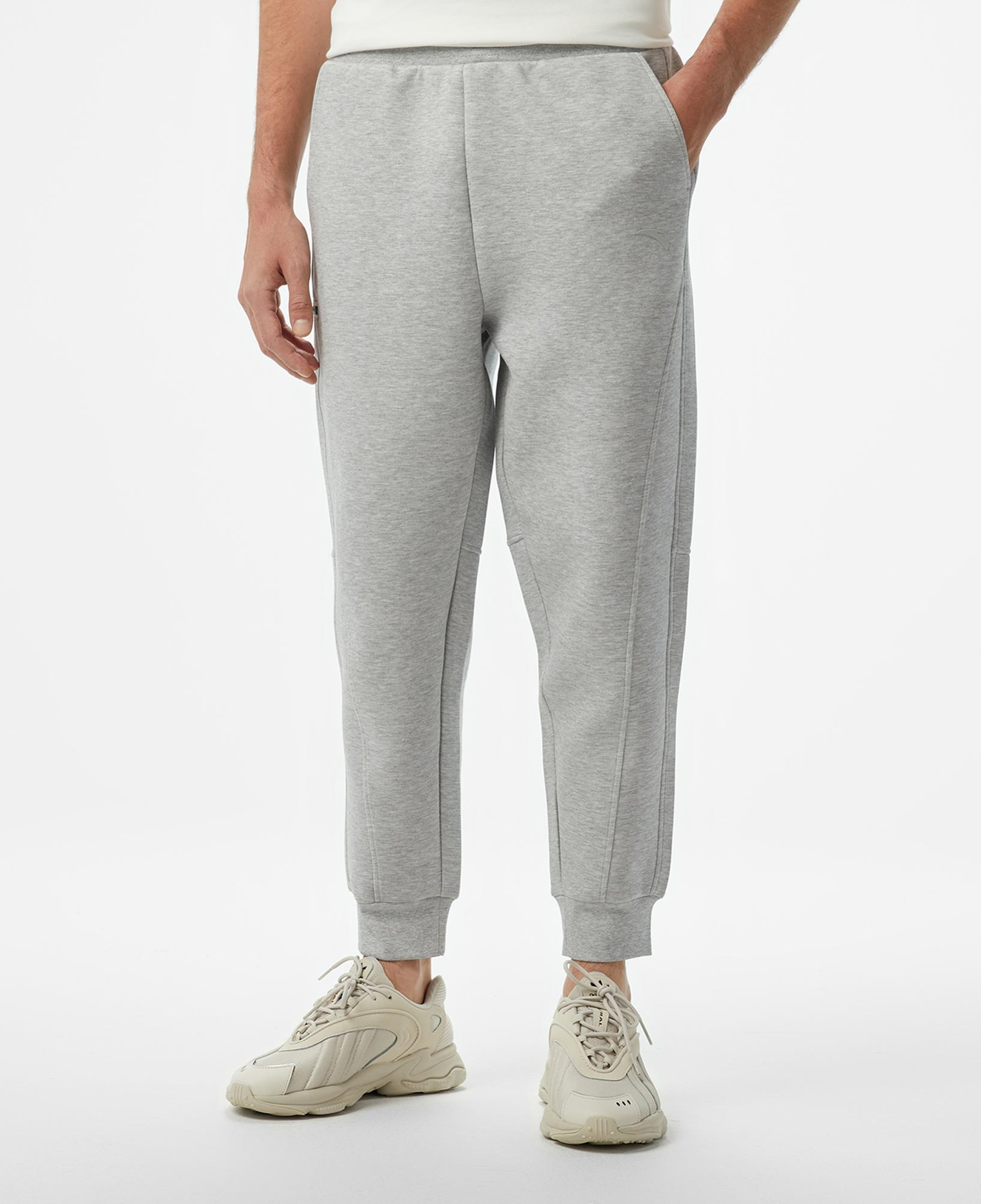 Anta Iconic Knit Erkek Gri Eşofman Altı