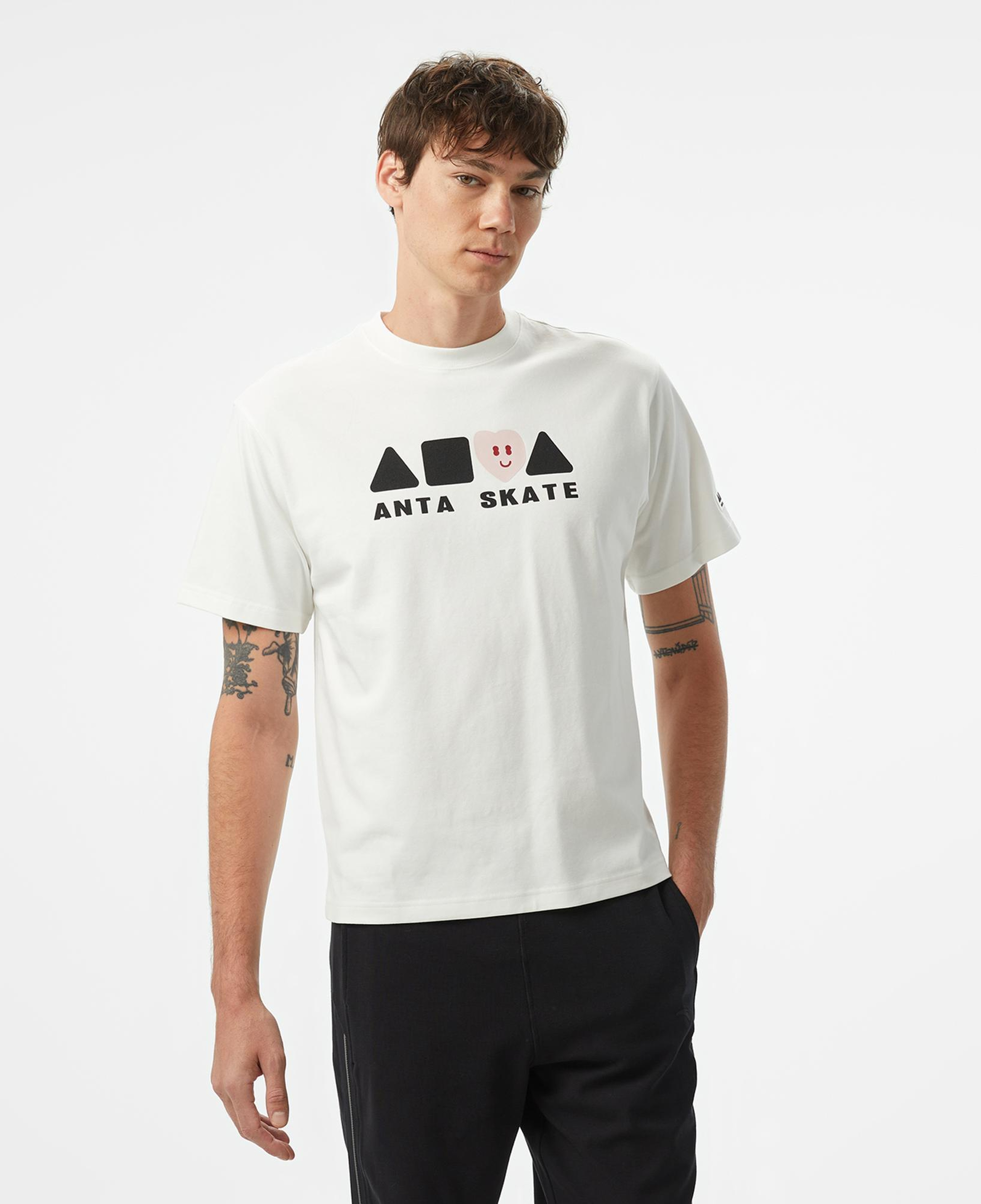 Anta Skate Culture SS Erkek Beyaz T-Shirt