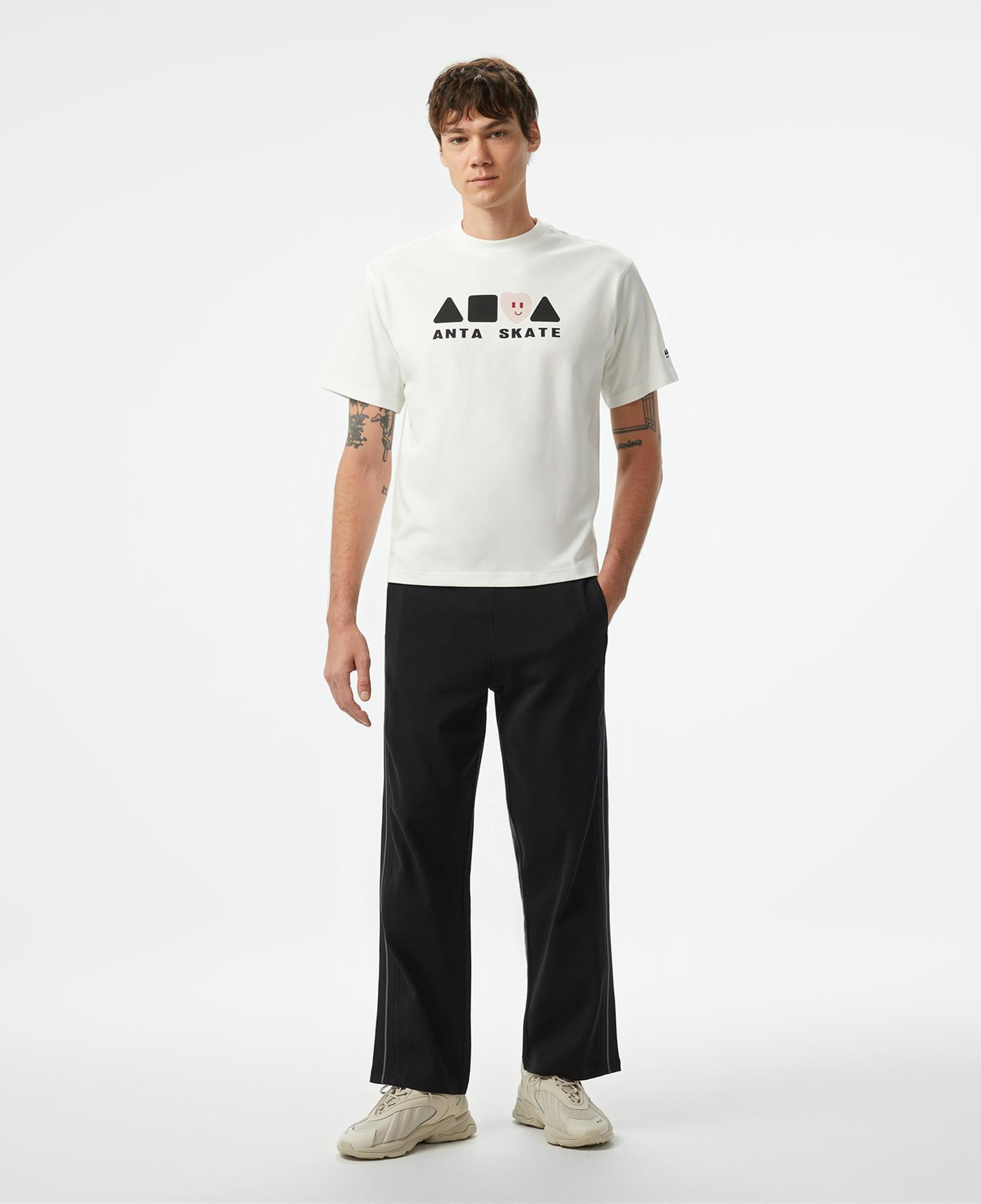 Anta Skate Culture SS Erkek Beyaz T-Shirt