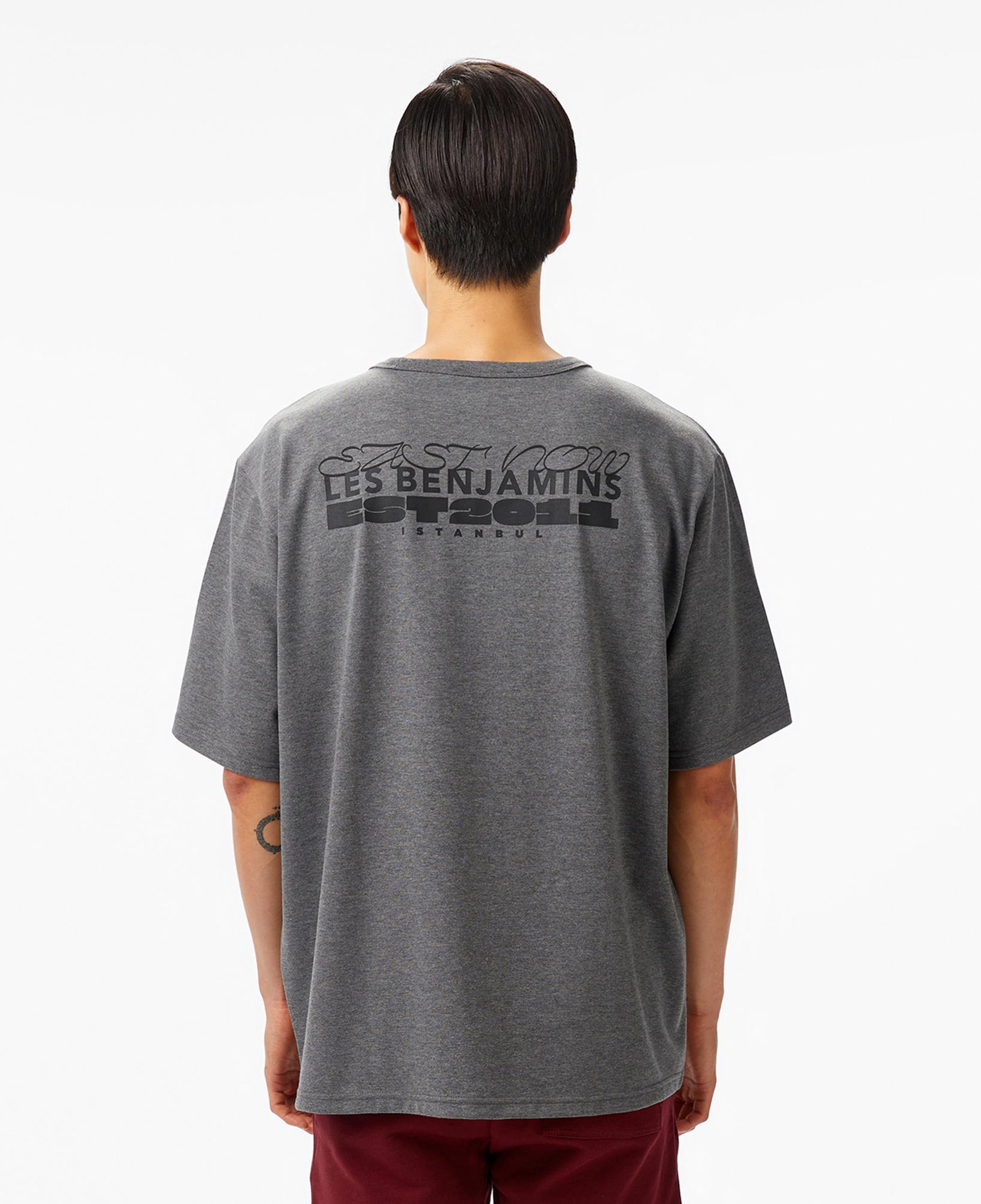 Les Benjamins 414 East Now Erkek Gri T-Shirt