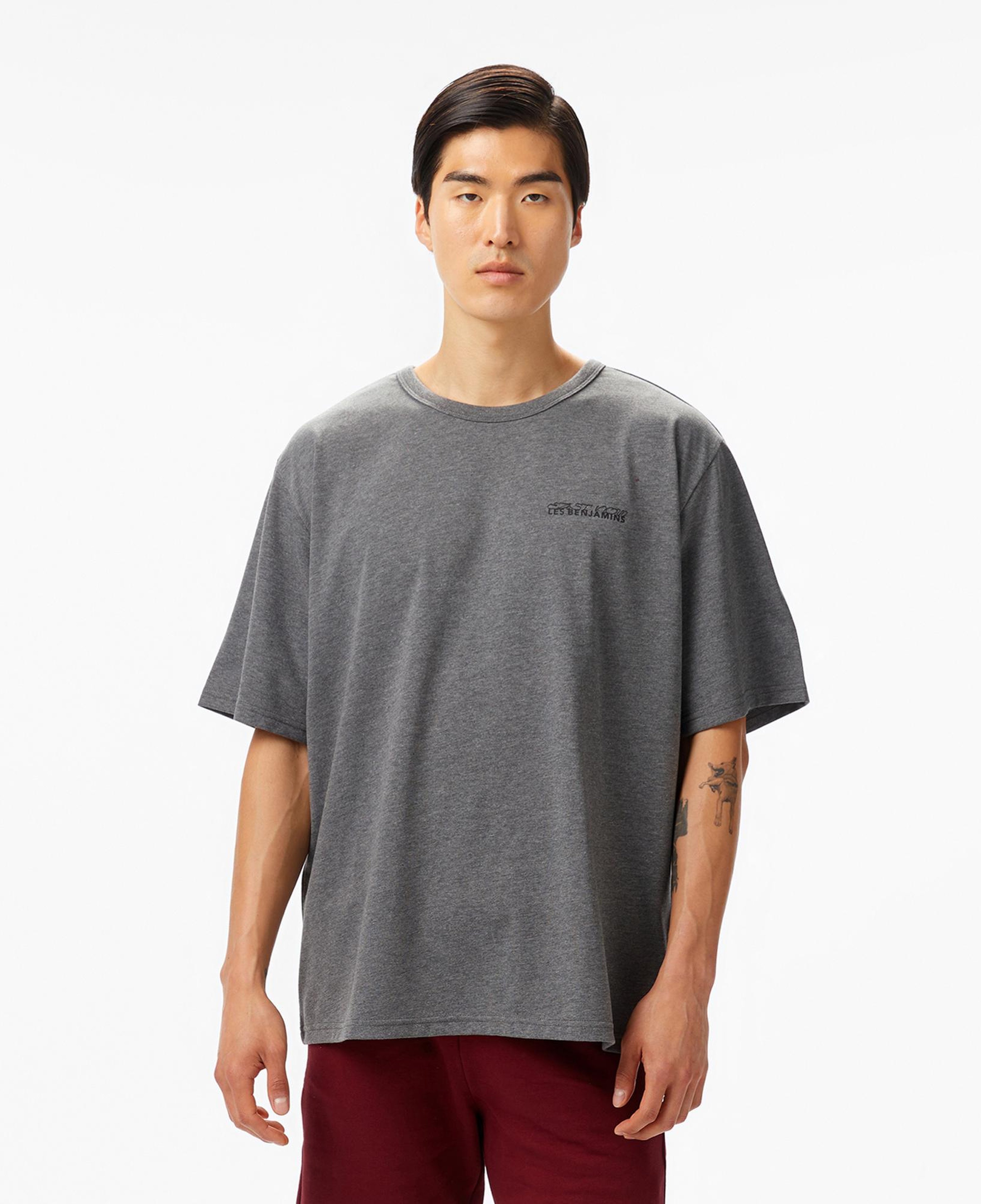 Les Benjamins 414 East Now Erkek Gri T-Shirt