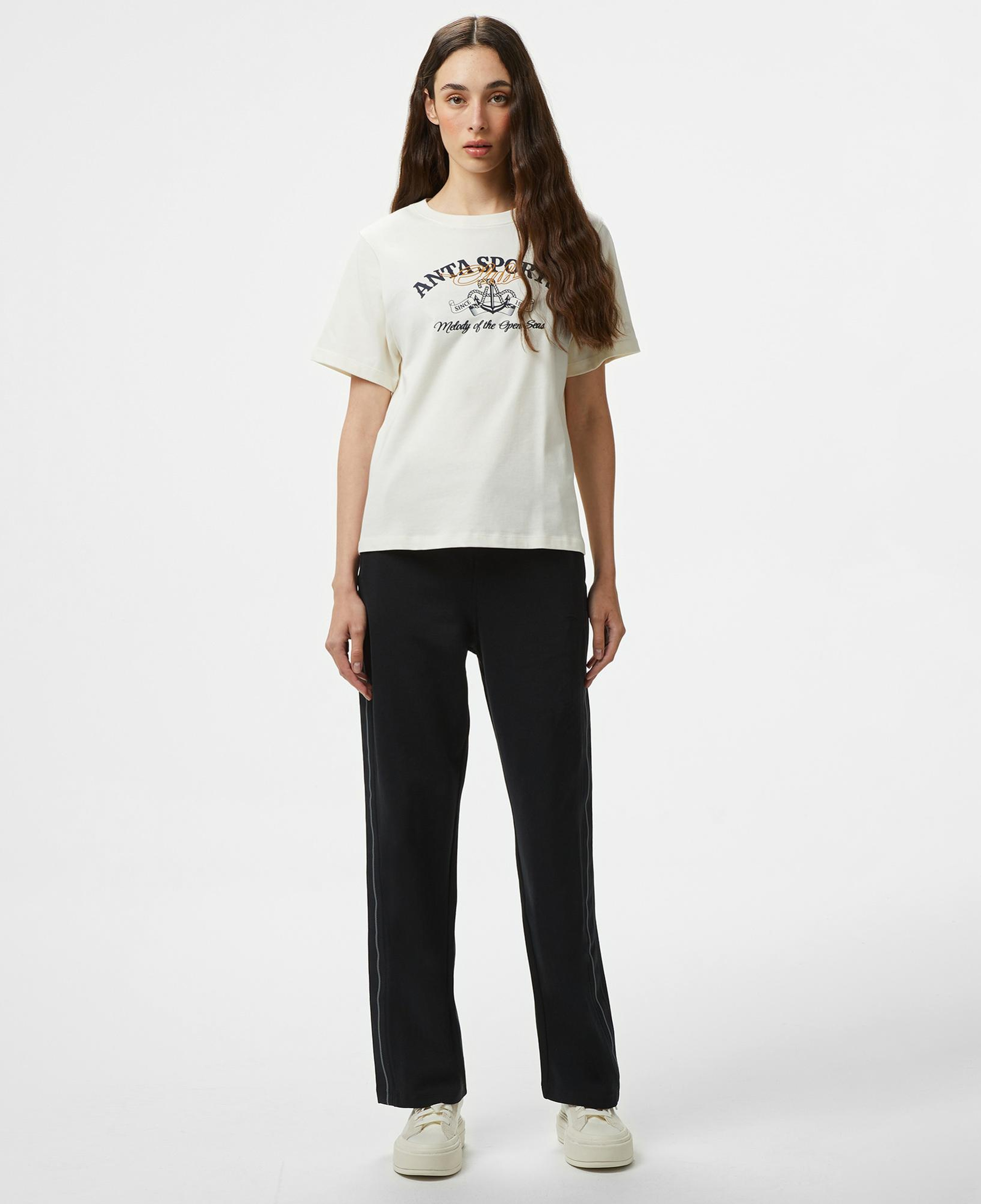 Anta Sports Club Kadın Beyaz T-Shirt