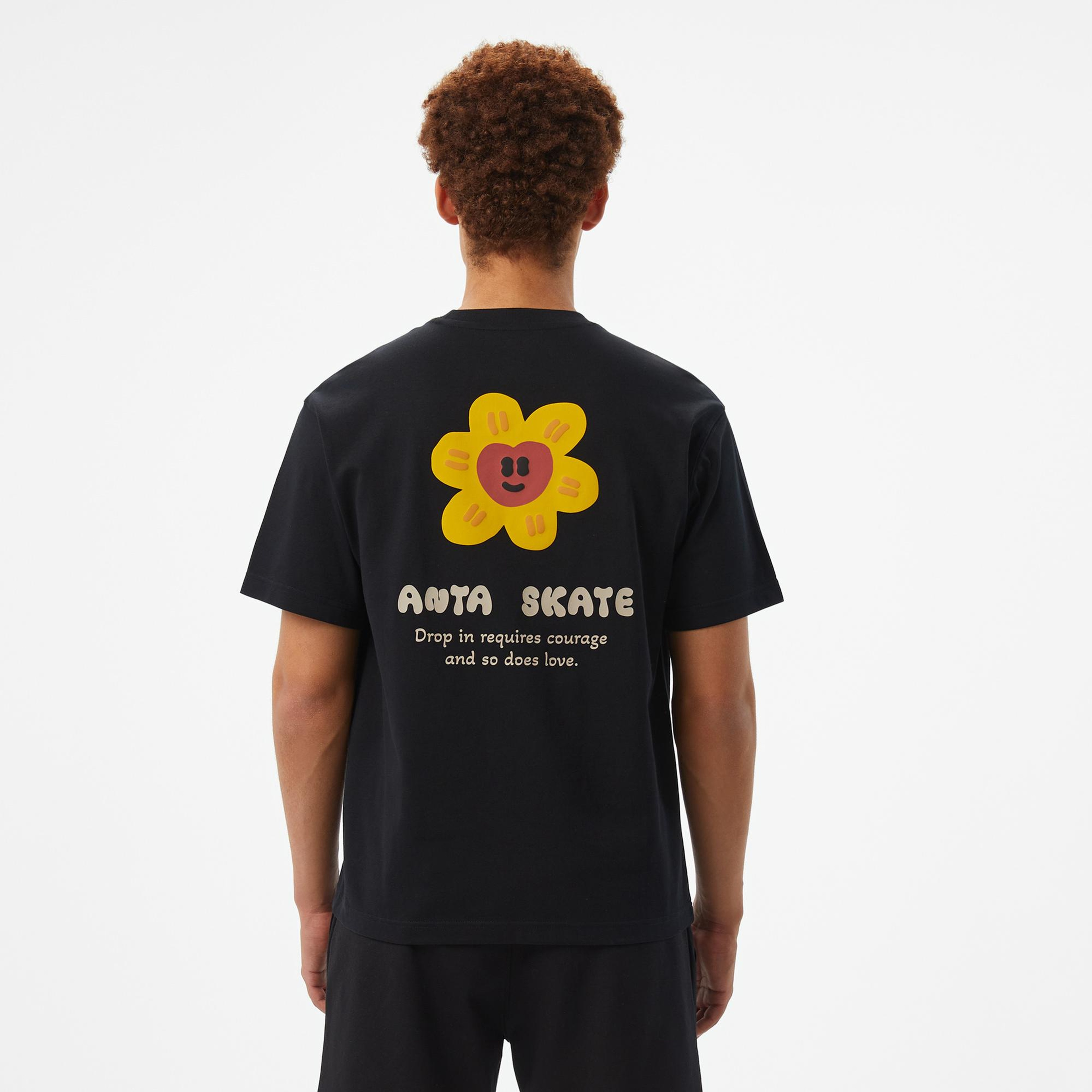 Anta Skate Culture Unisex Siyah T-Shirt