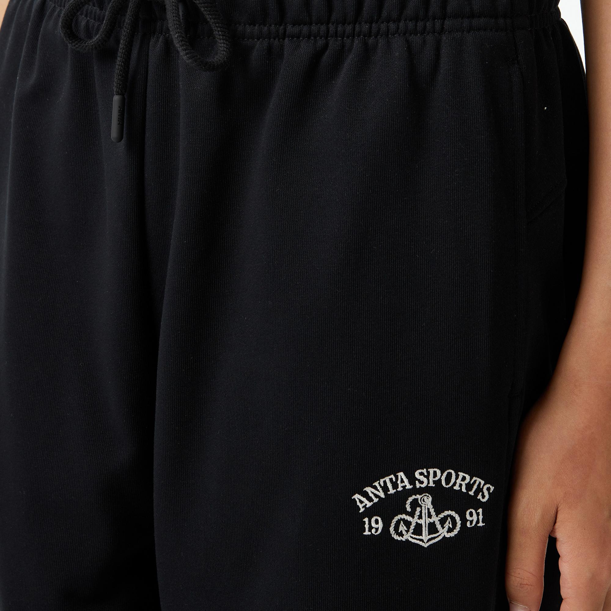 Anta Sports Club Kadın Siyah Eşofman Altı