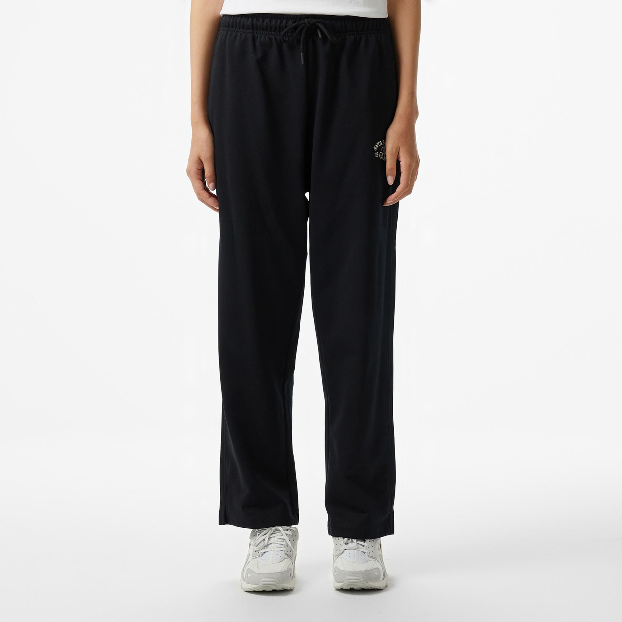 Anta Sports Club Kadın Siyah Eşofman Altı