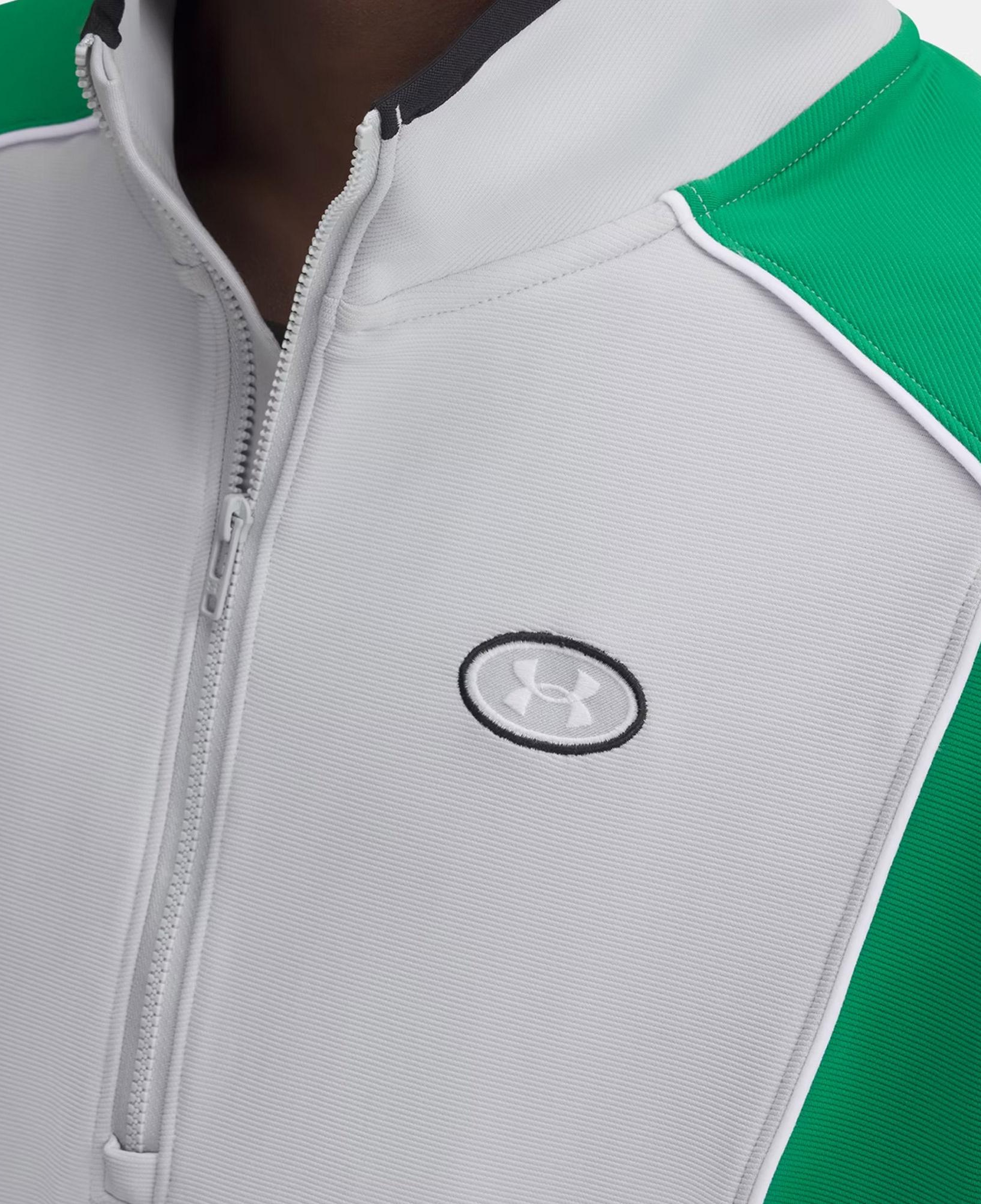 Under Armour Best Level Tricot Cb Erkek Gri/Yeşil Ceket