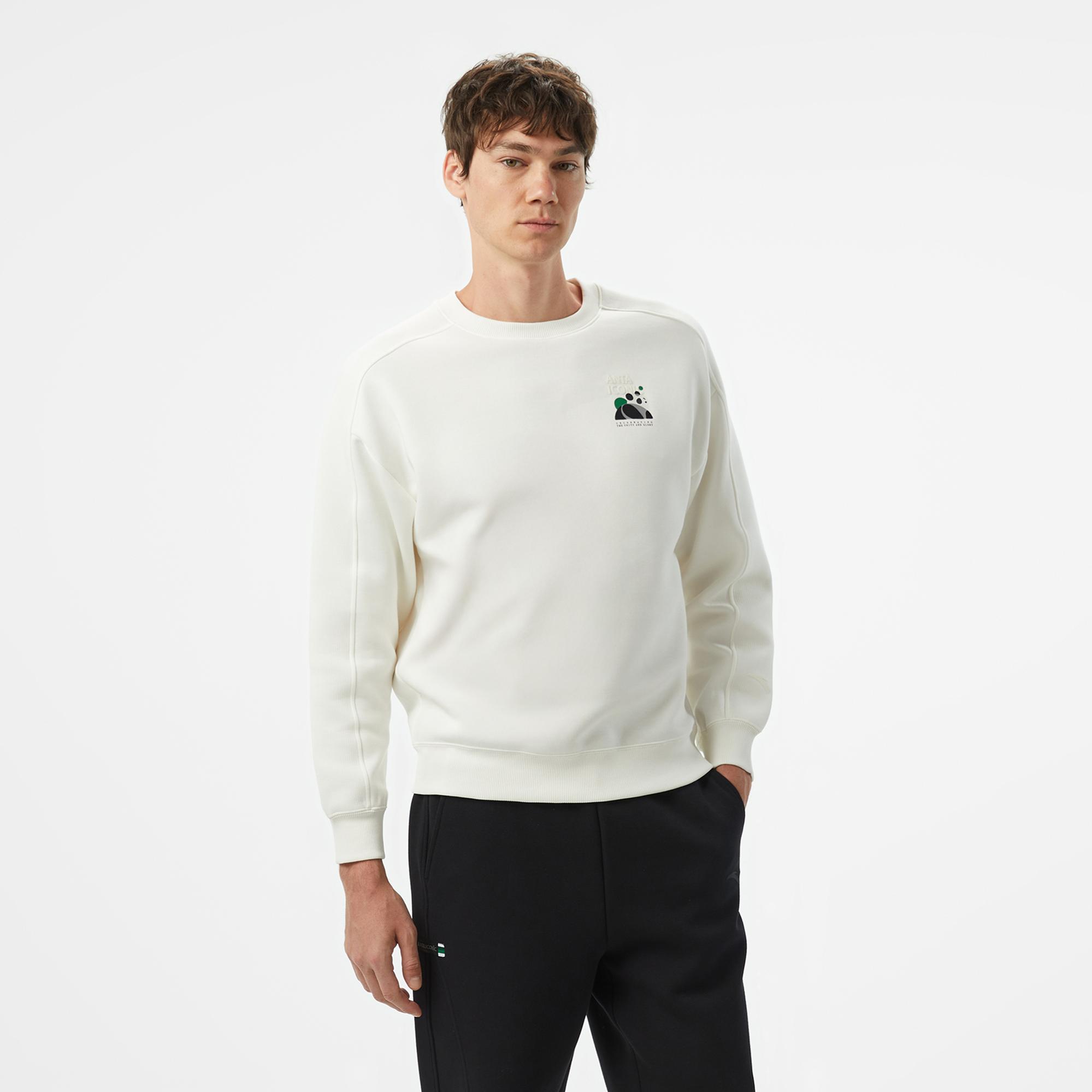 Anta Iconic Erkek Bej Sweatshirt