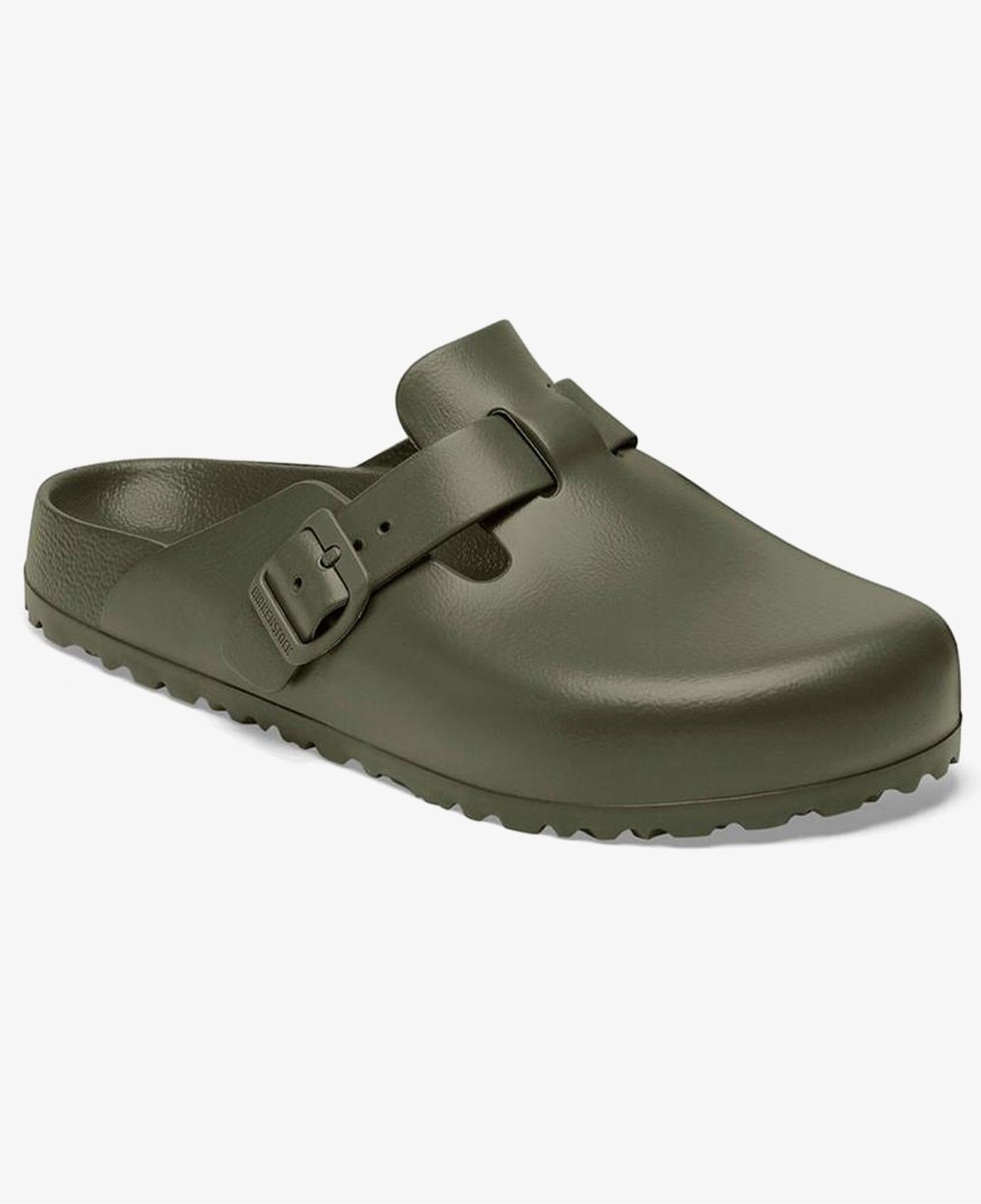 Birkenstock Boston Eva Erkek Yeşil Kapalı Terlik