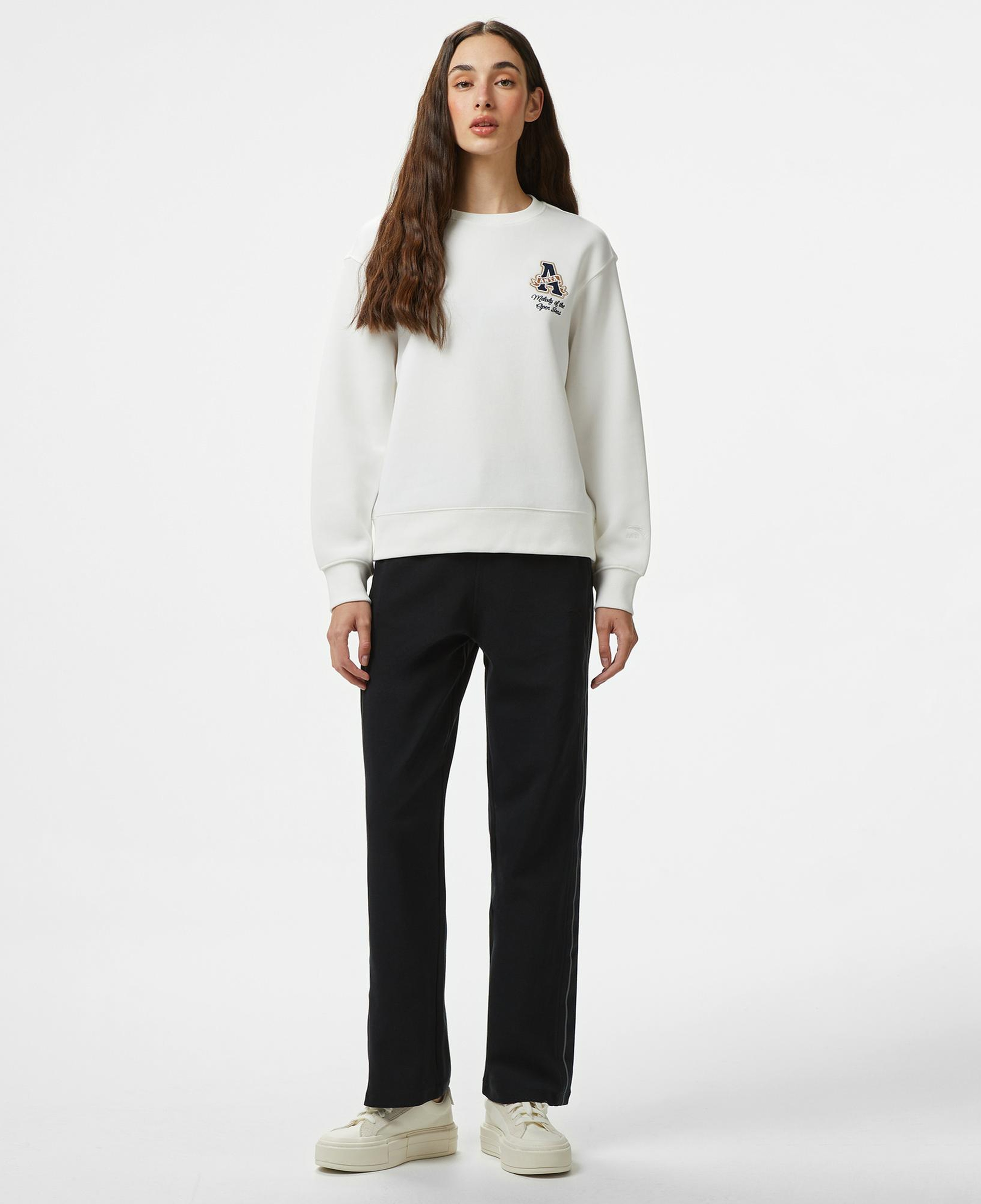 Anta Sports Club Kadın Beyaz Sweatshirt