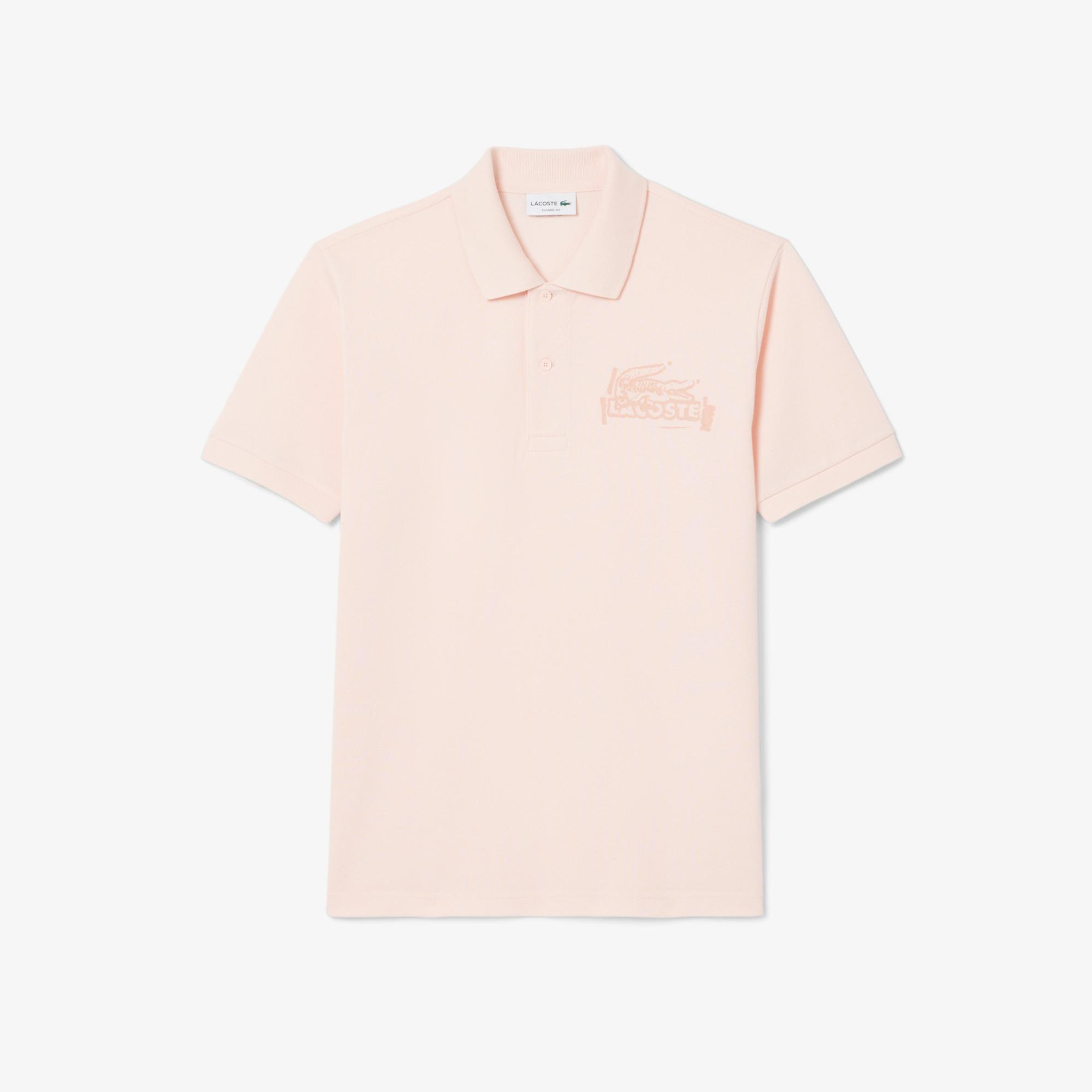 Lacoste L.12.12 Classic Fit Erkek Pembe Polo