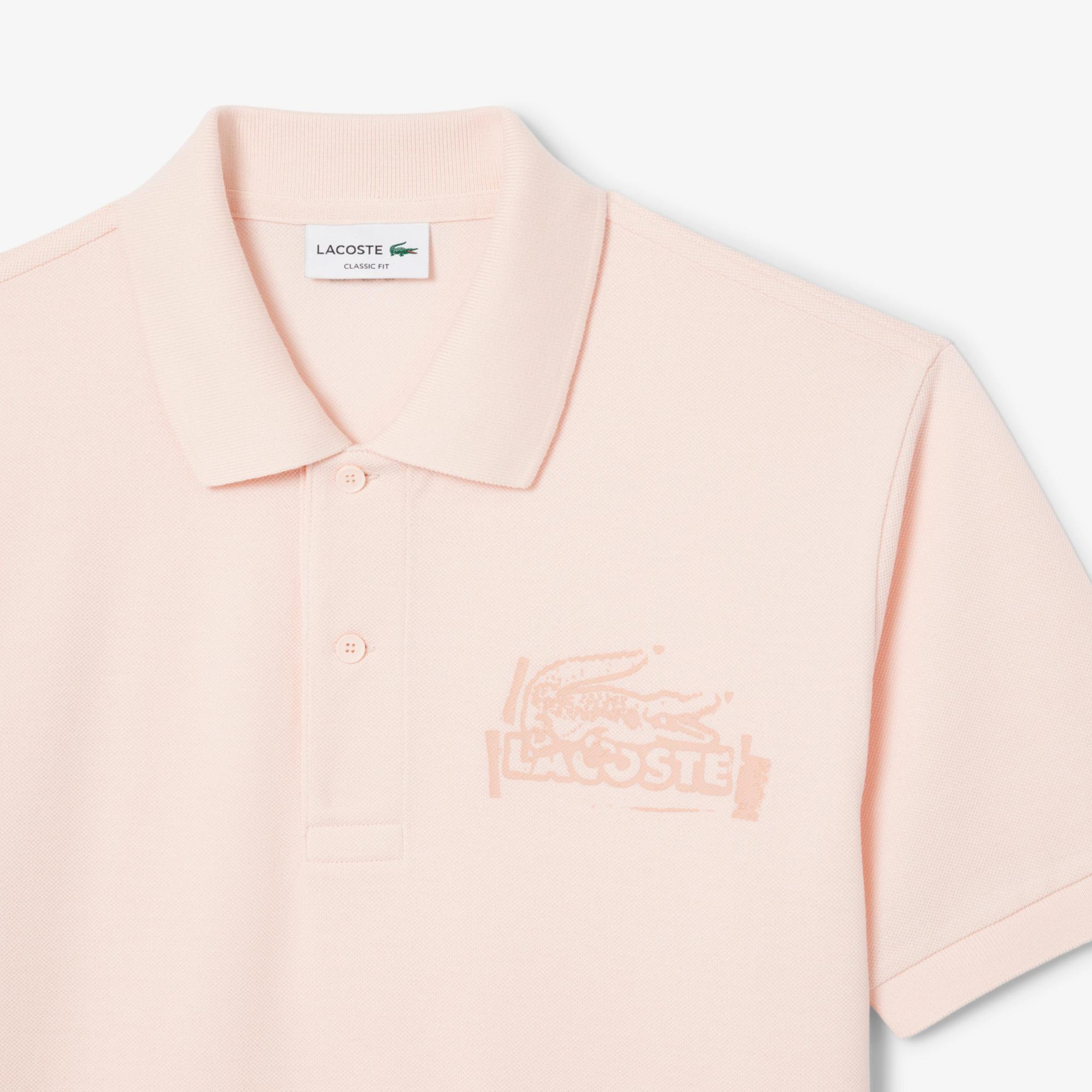 Lacoste L.12.12 Classic Fit Erkek Pembe Polo