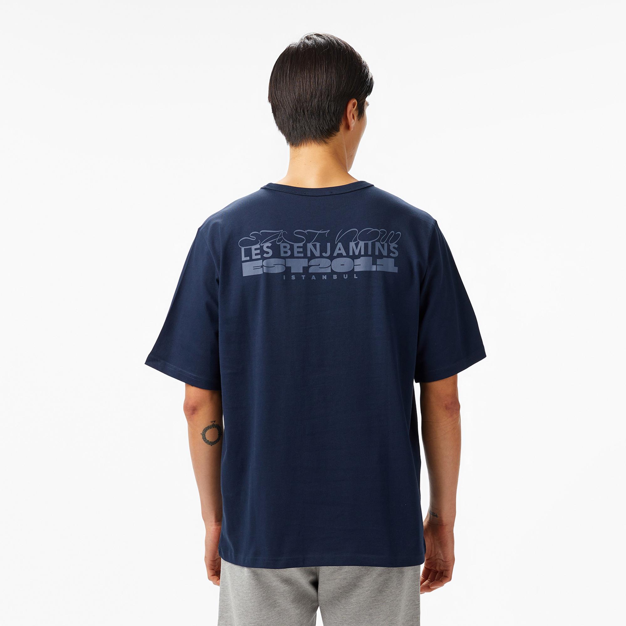 Les Benjamins 413 East Now Erkek Lacivert T-Shirt