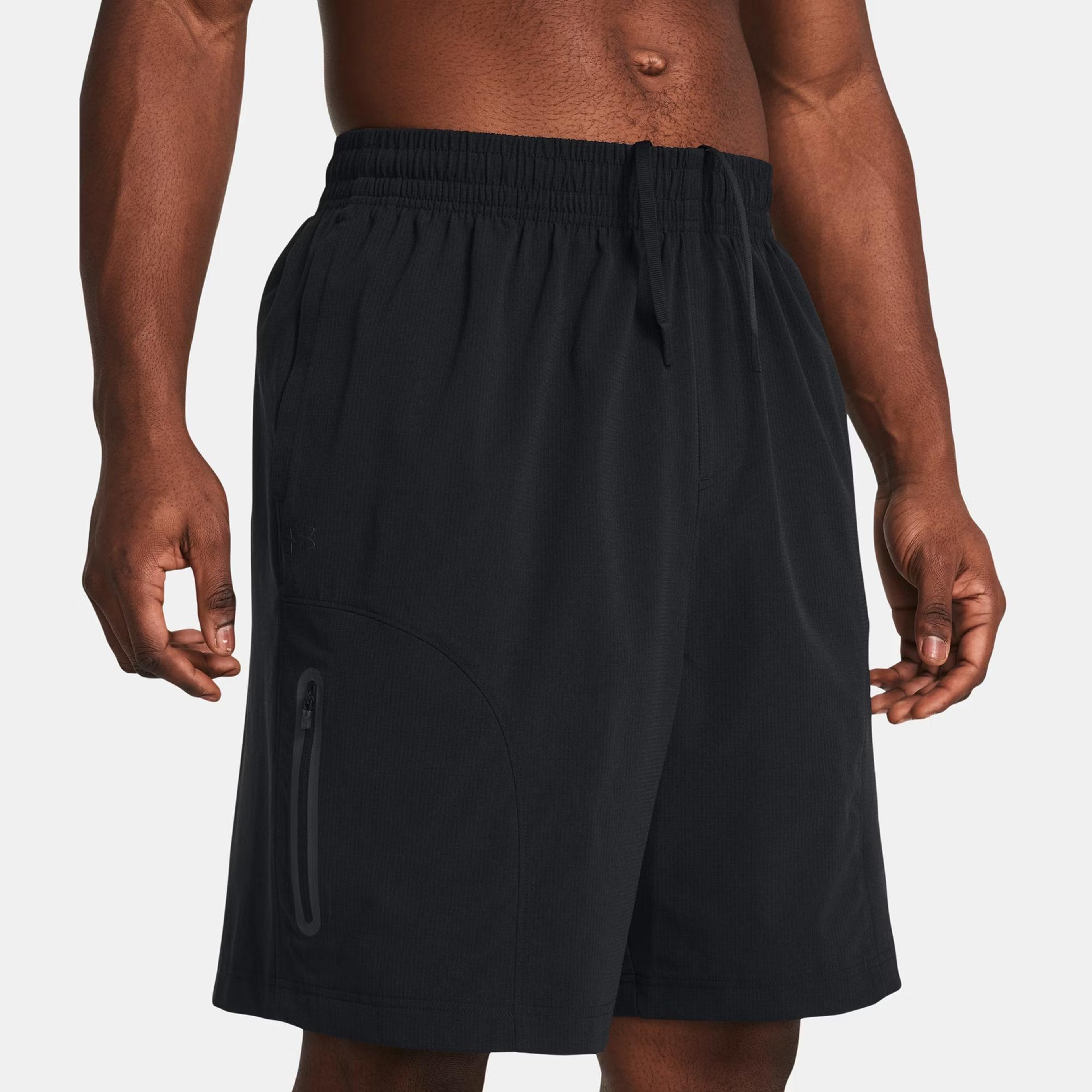 Under Armour Unstoppable Vented Erkek Siyah Şort