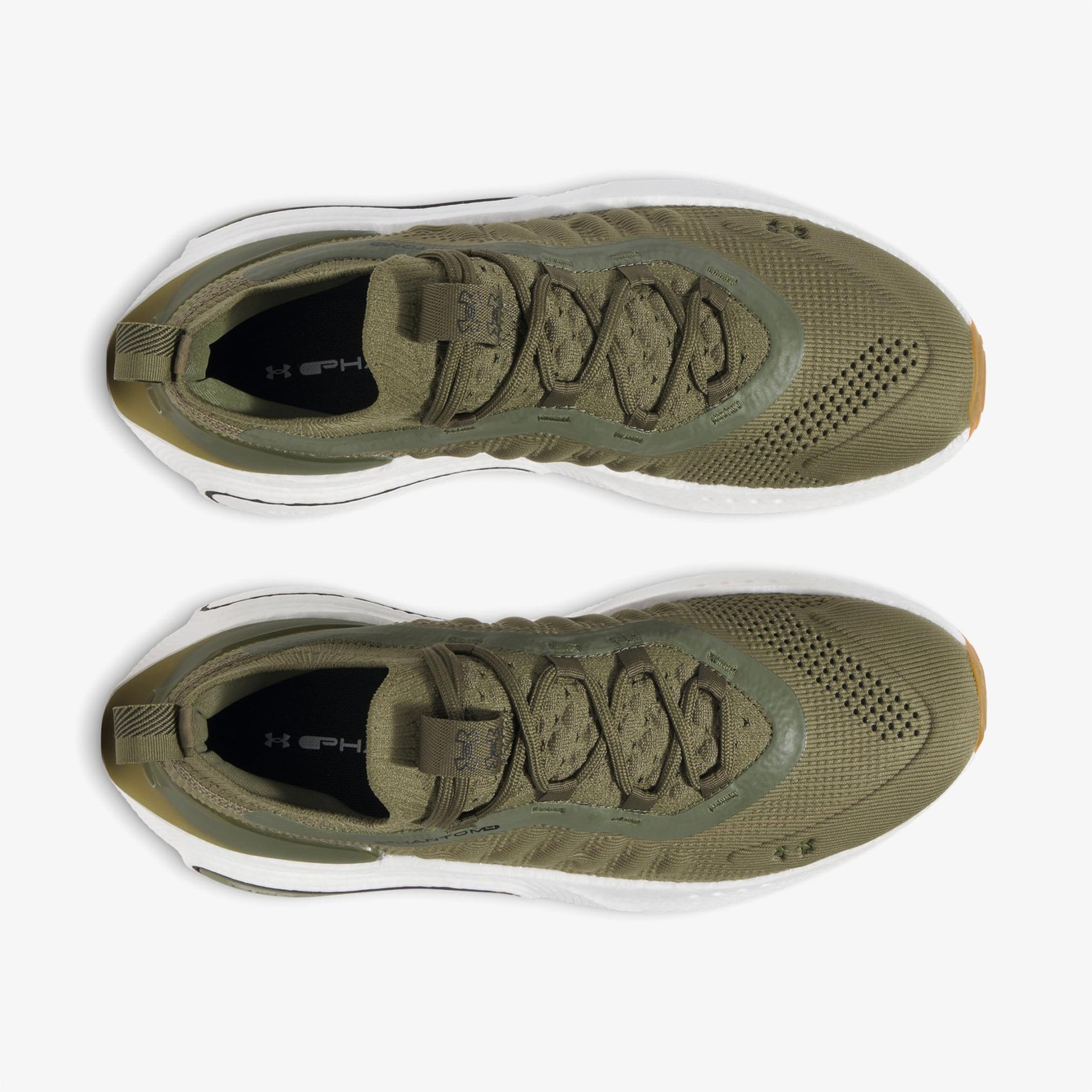 Under Armour Phantom 4 Erkek Yeşil Spor Ayakkabı