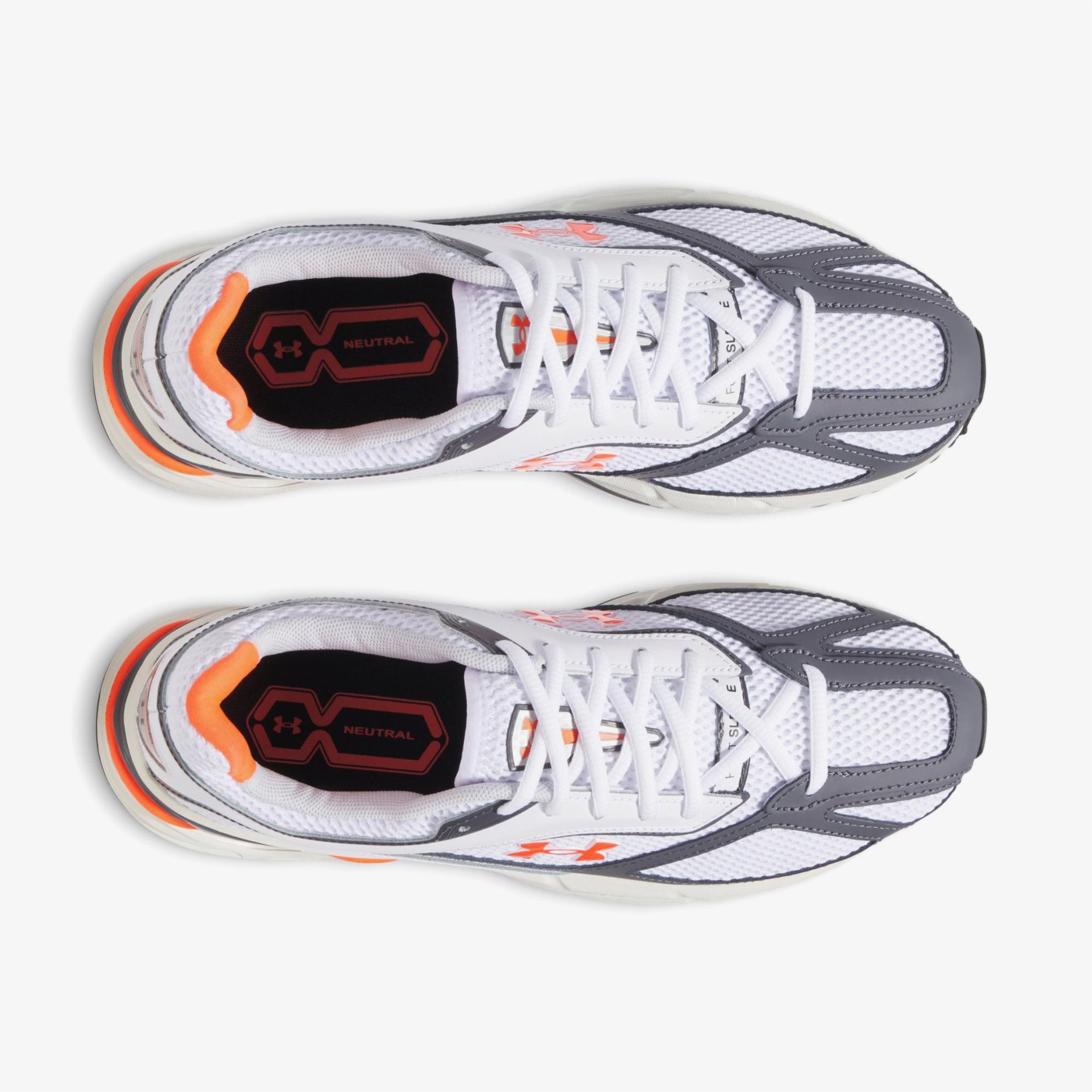 Under Armour Apparition Unisex Beyaz/Gri Spor Ayakkabı