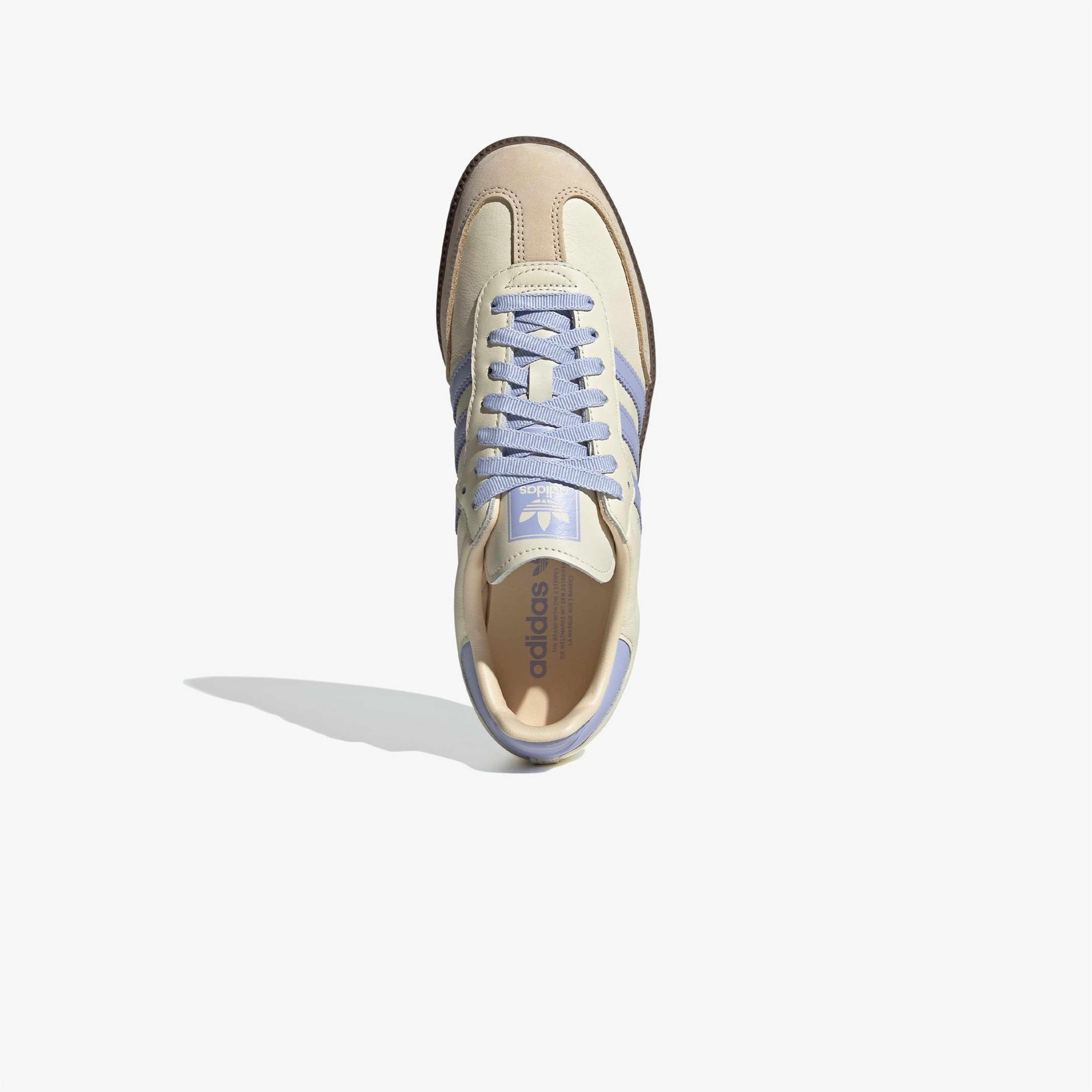 adidas Samba OG Unisex Krem/Lila Spor Ayakkabı