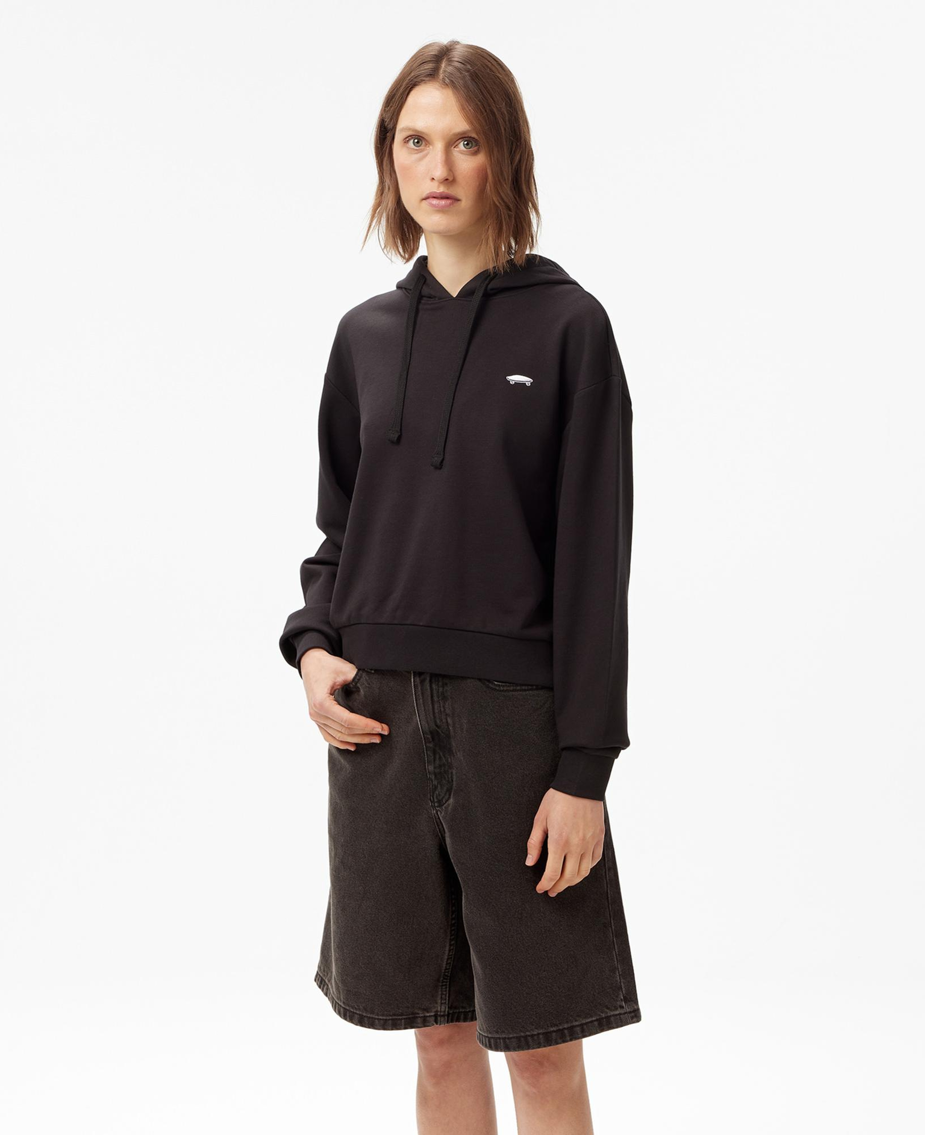 Vans W Salton Rlx Ft Po Kadın Siyah Sweatshırt