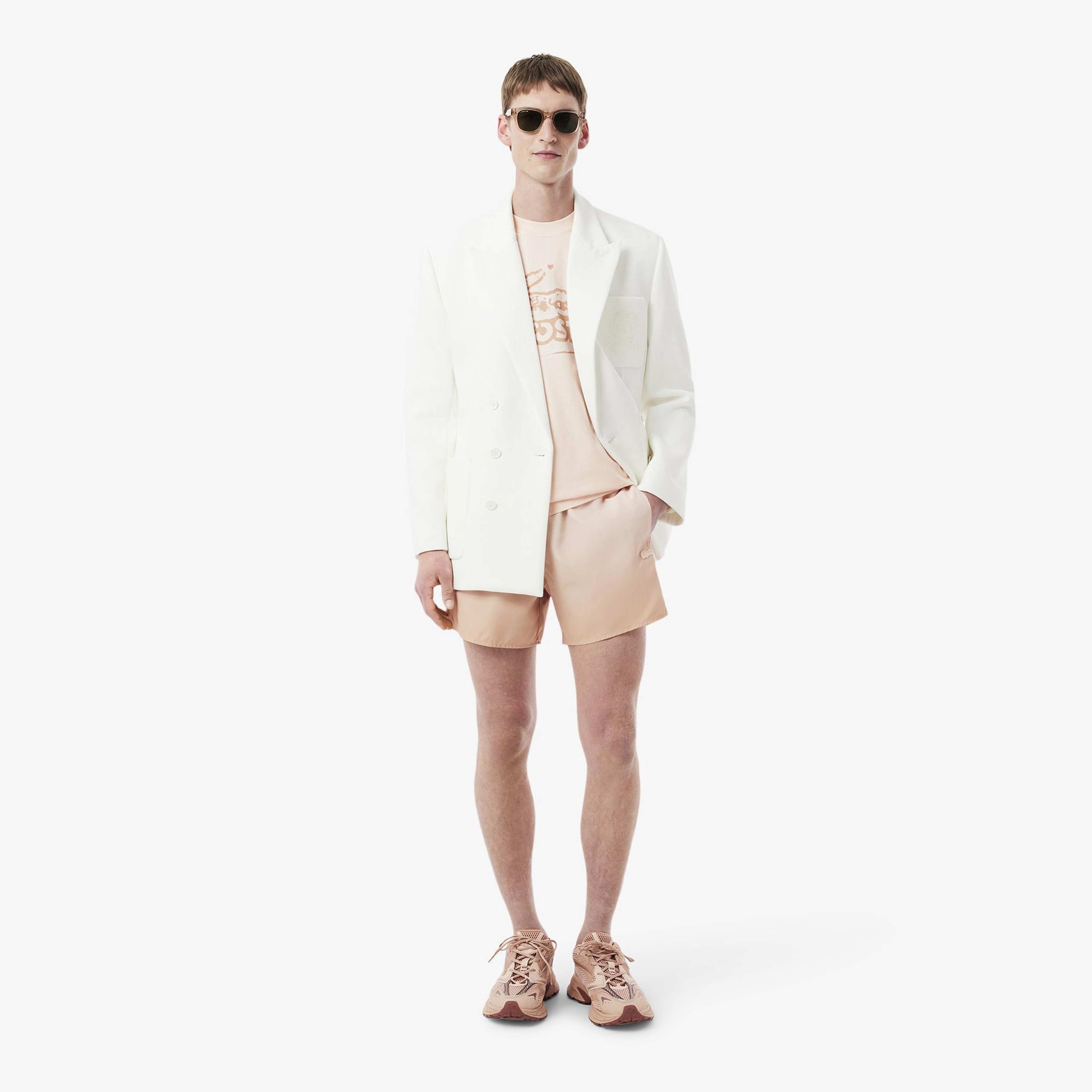 Lacoste Classic Fit Erkek Bej T-Shirt