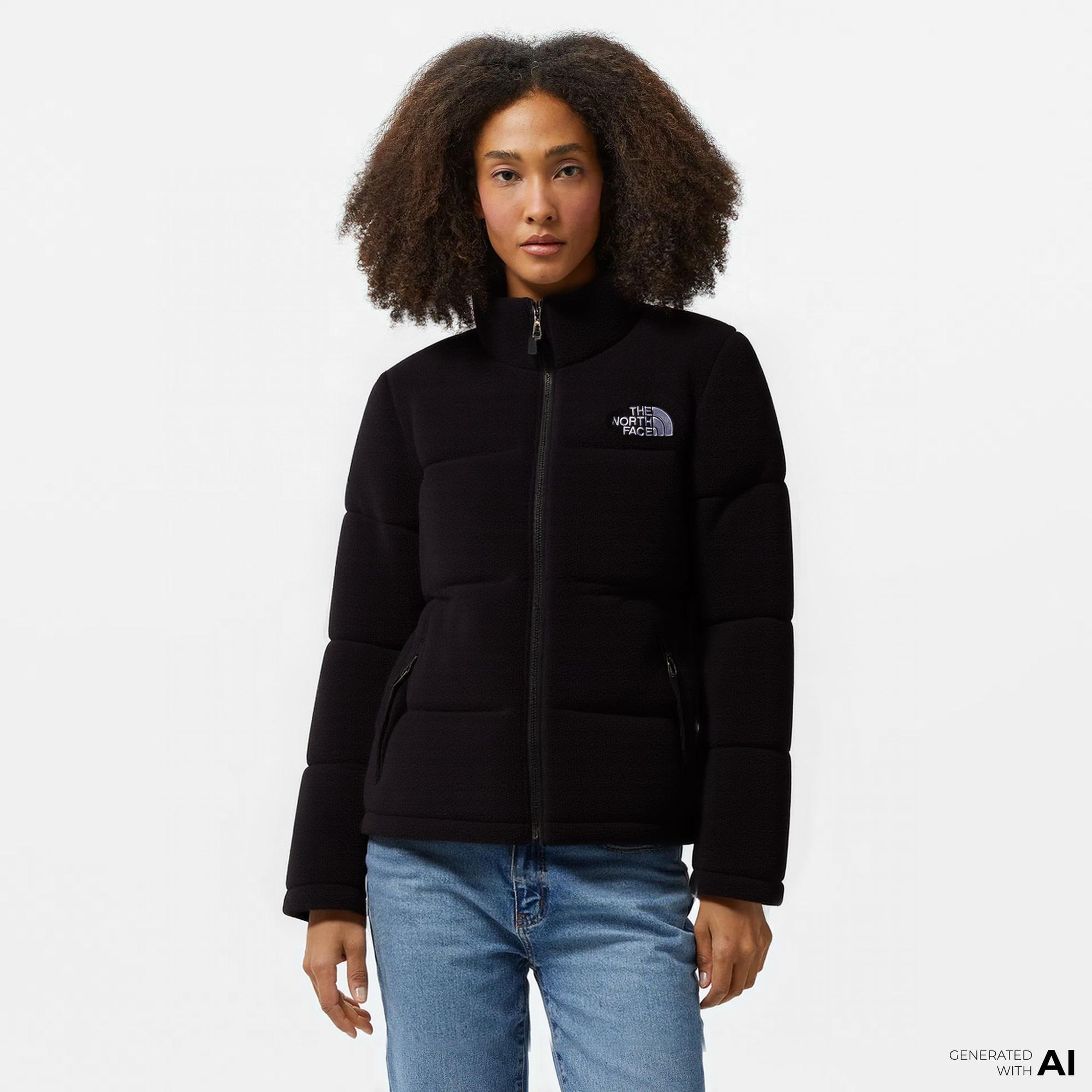 The North Face W 2000 Polar Nuptse Kadın Siyah Mont